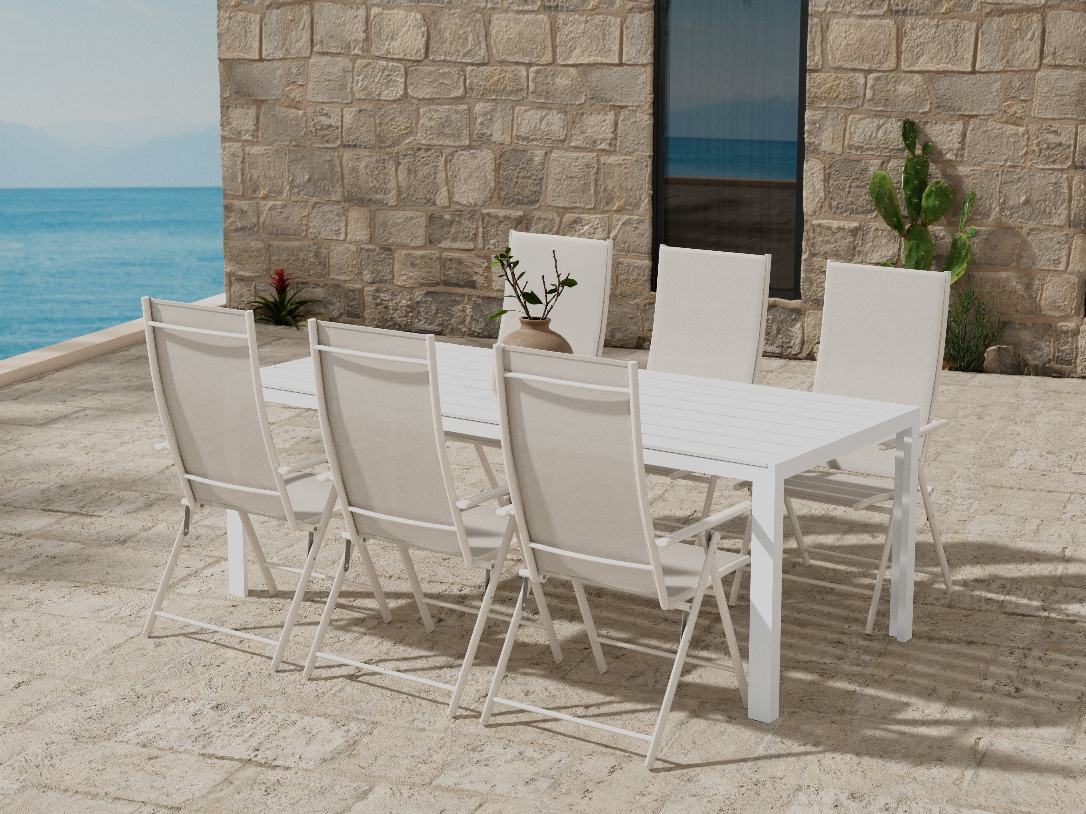 Table and chairs set Dallas 5268