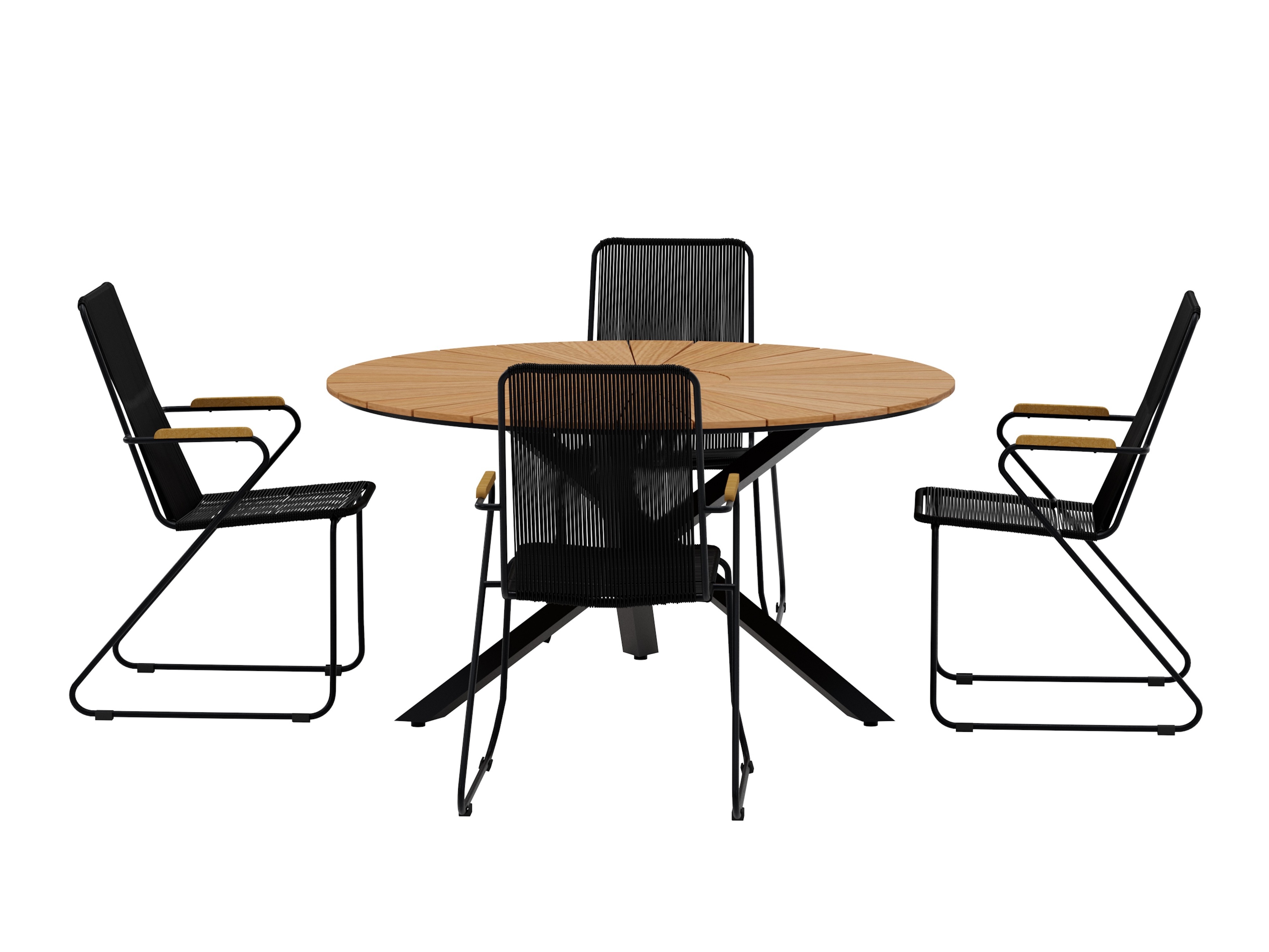 Table and chairs set Dallas 5272