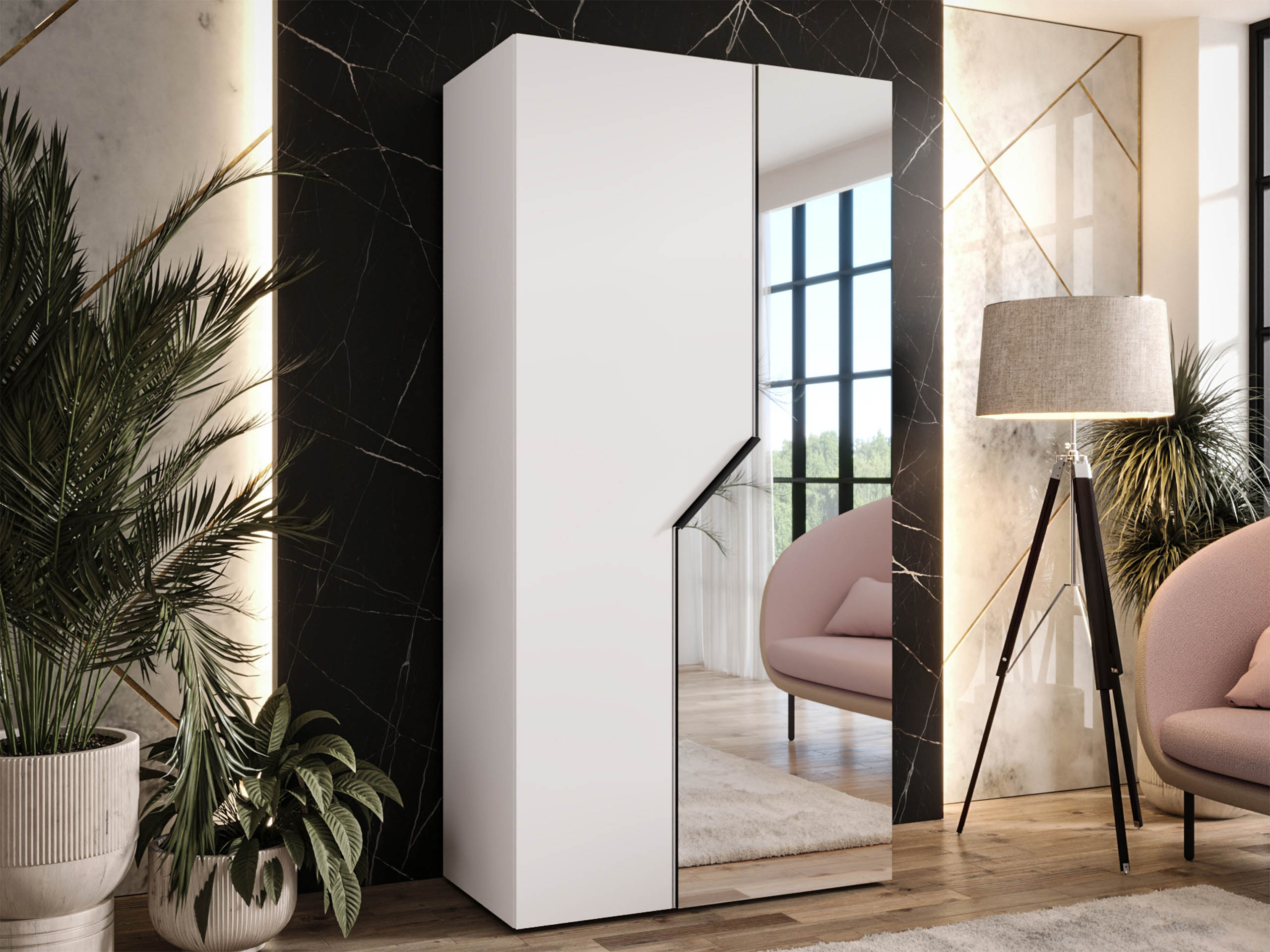 Wardrobe Hartford 597 (White)