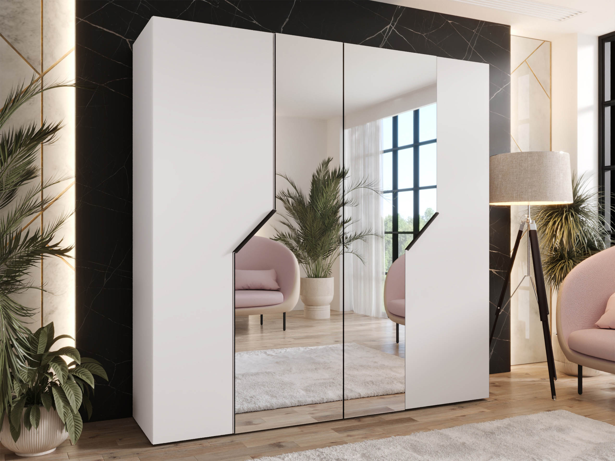 Wardrobe Hartford 598 (White)