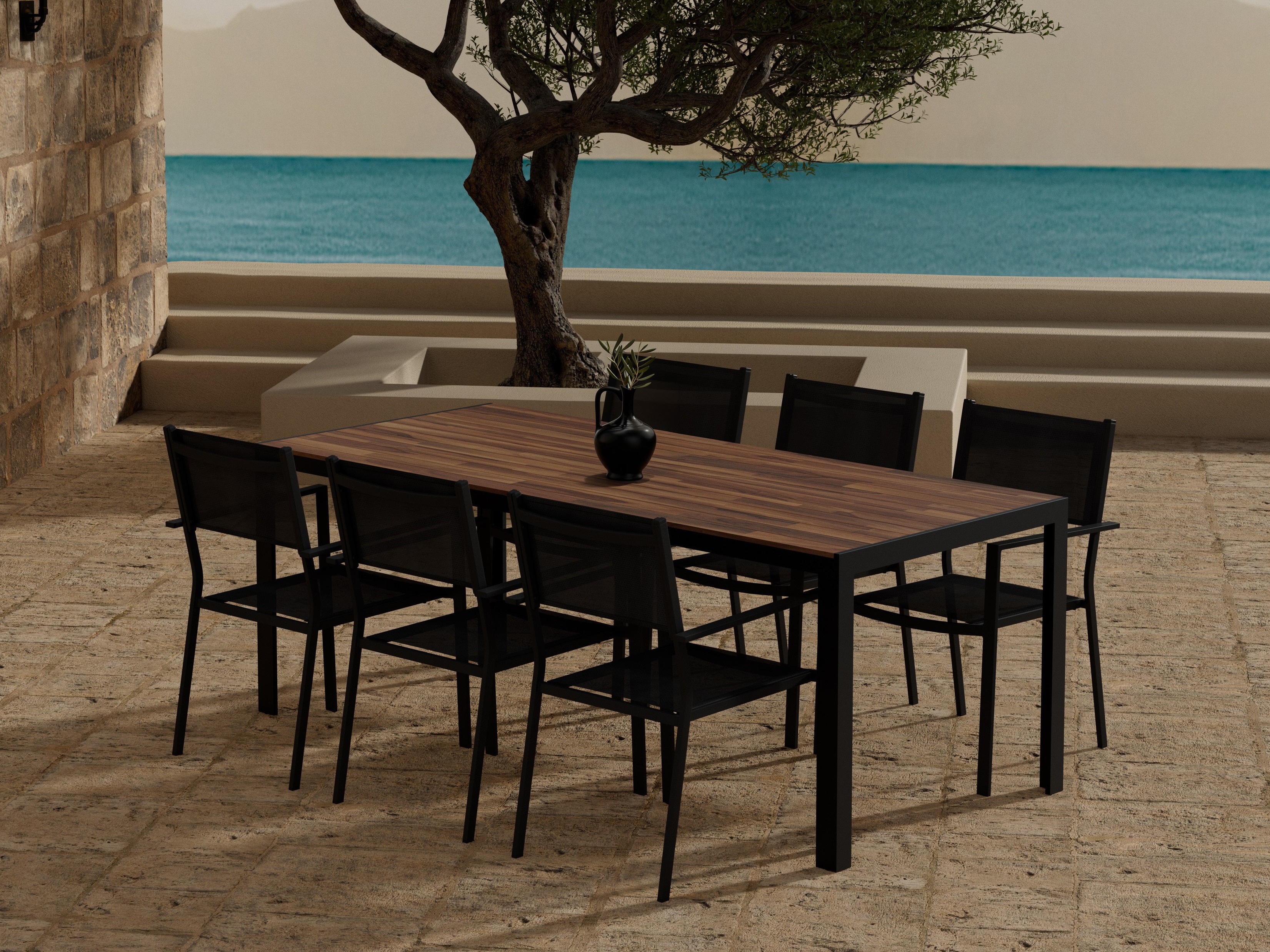 Table and chairs set Dallas 5274