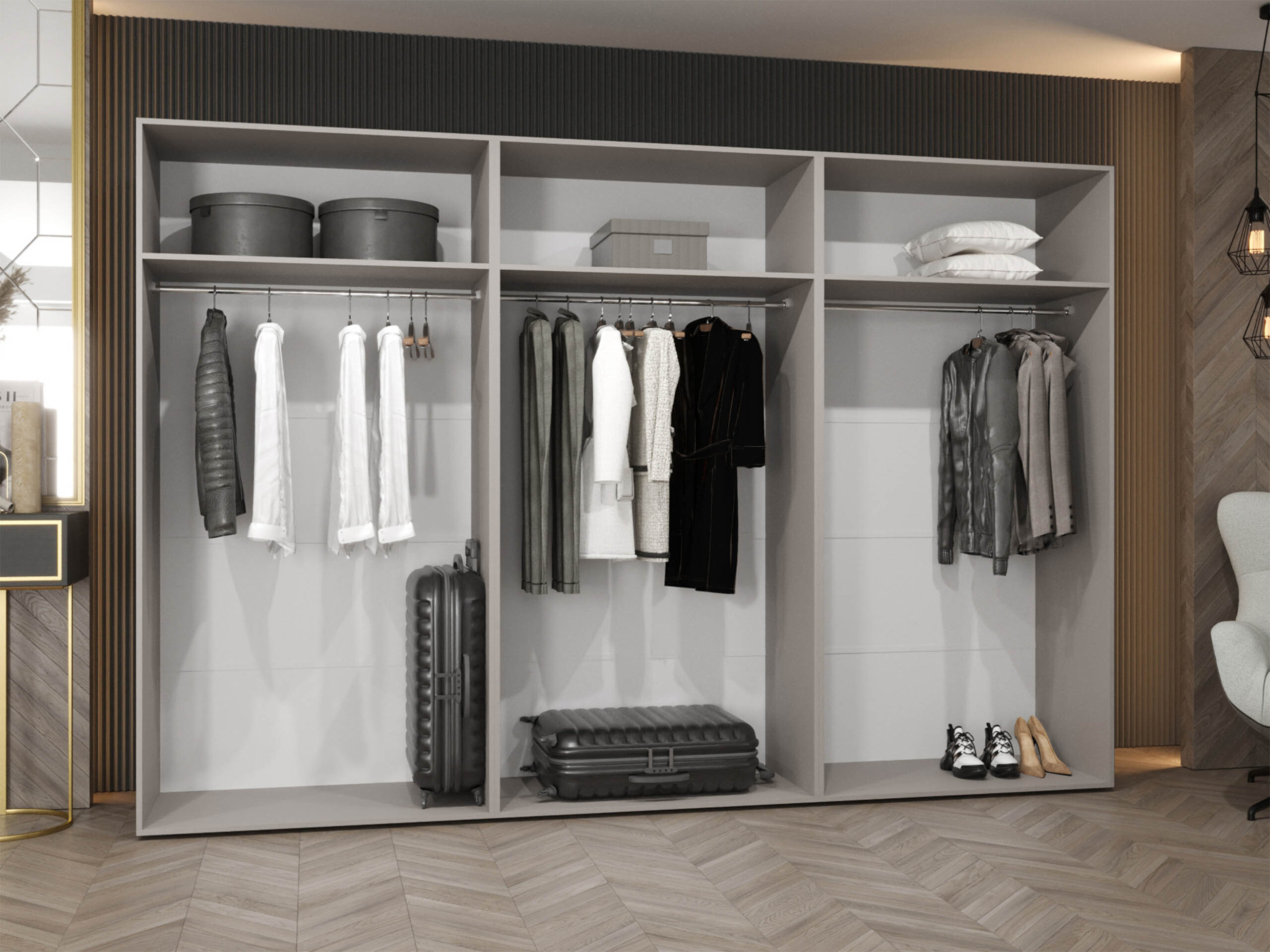 Wardrobe Hartford 602 (Black)