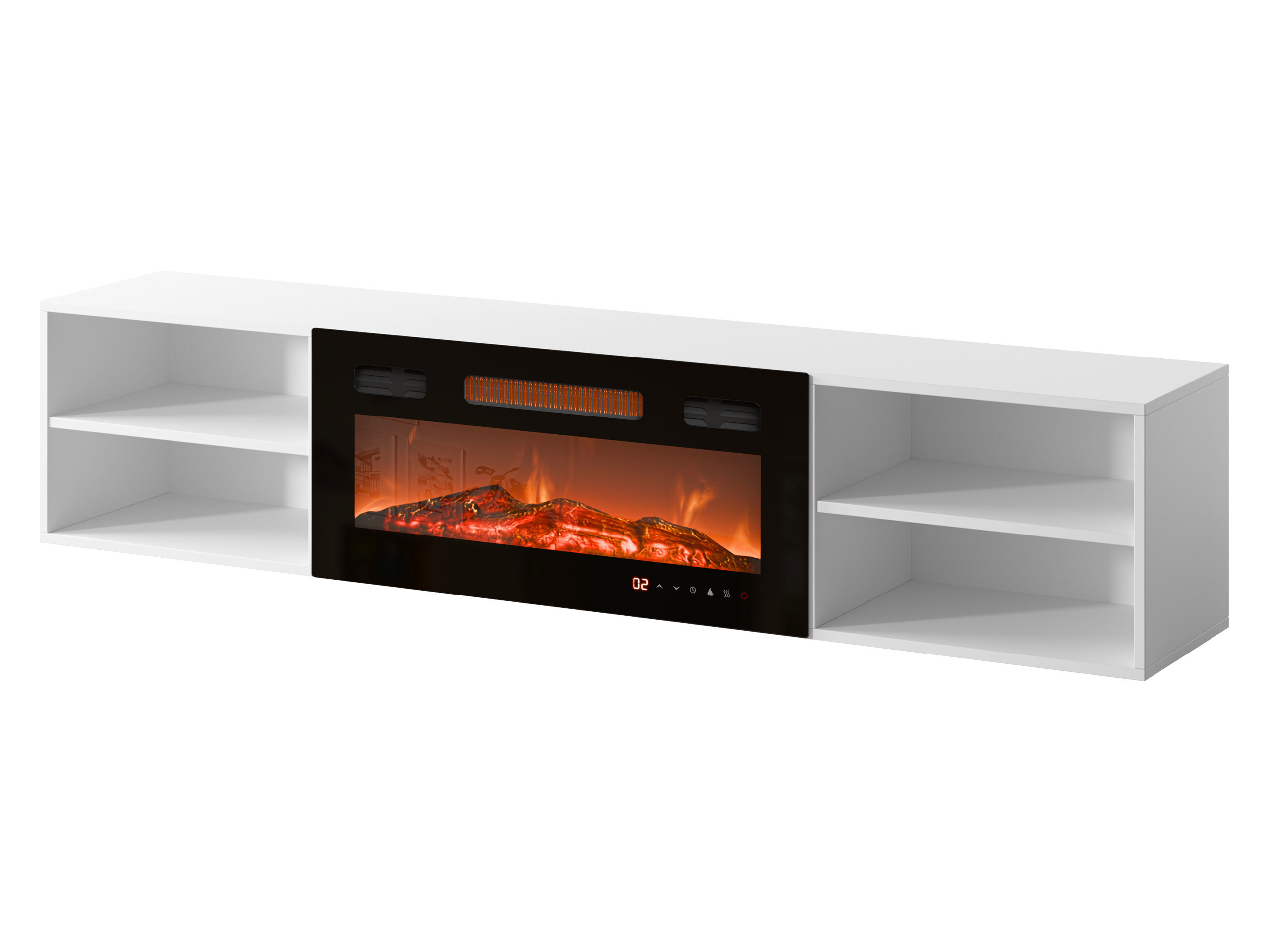 TV stand Charlotte 190 (White + Black)