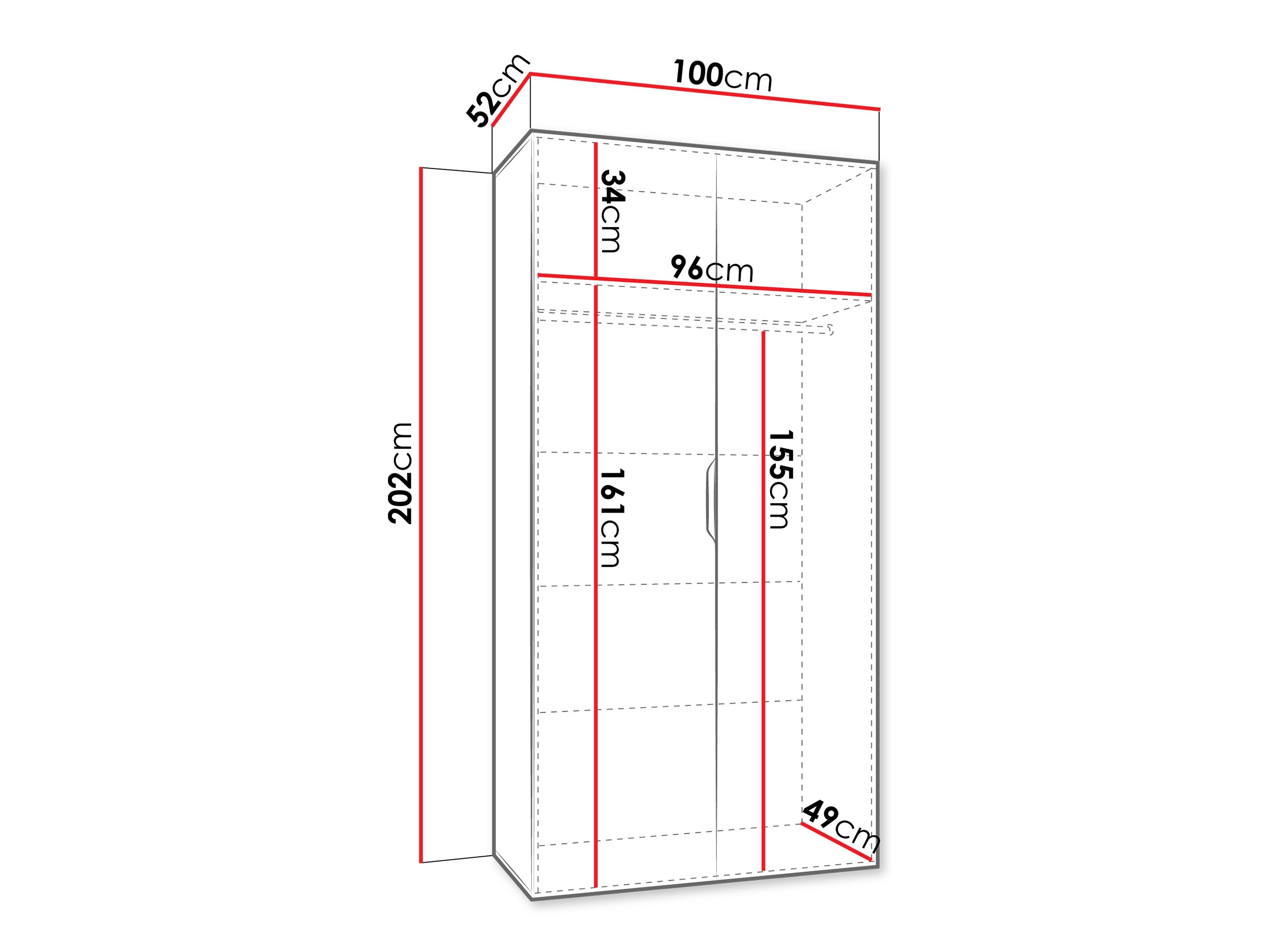 Wardrobe Hartford 603 (Cashmere)