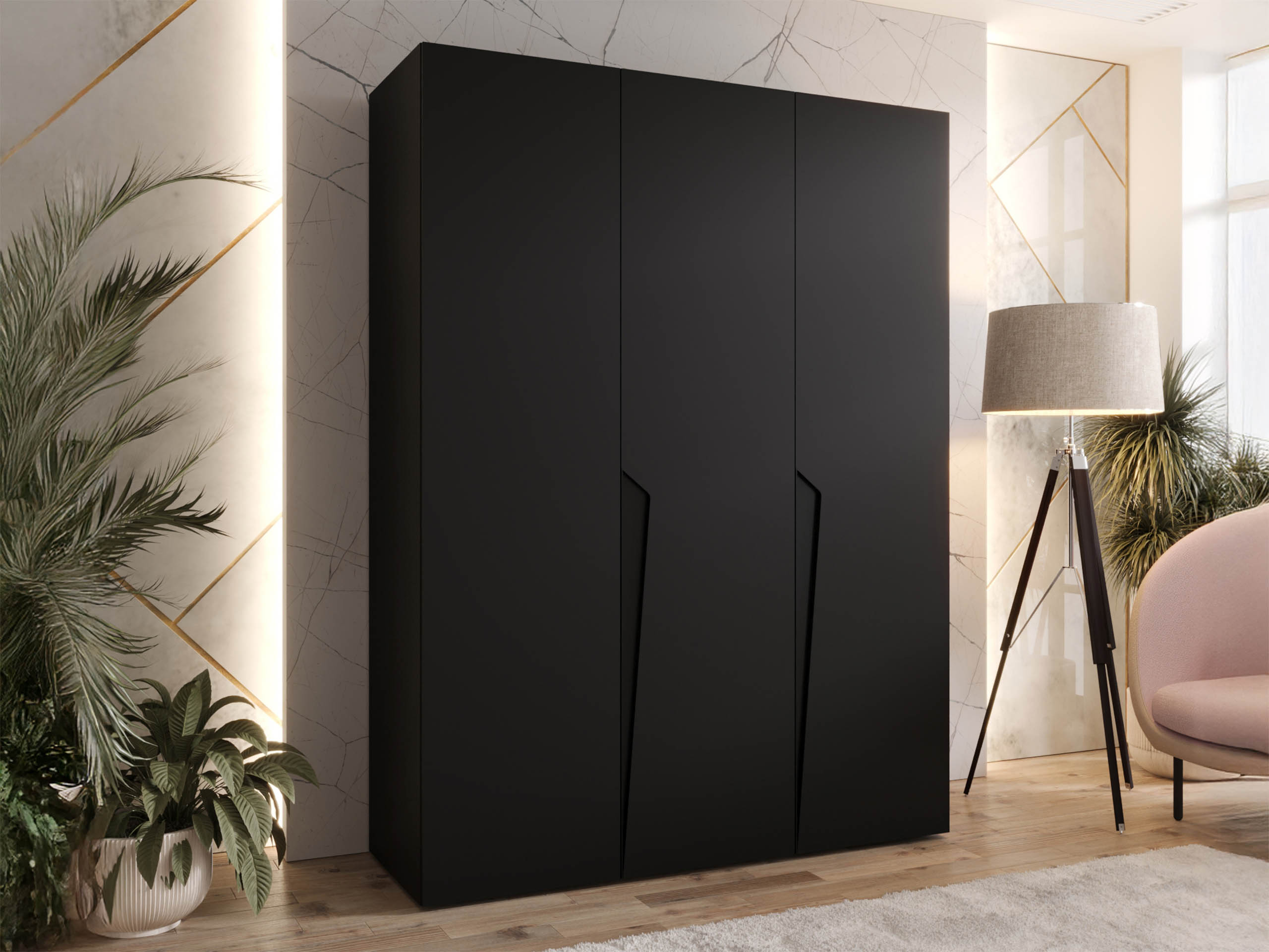 Wardrobe Hartford 604 (Black)