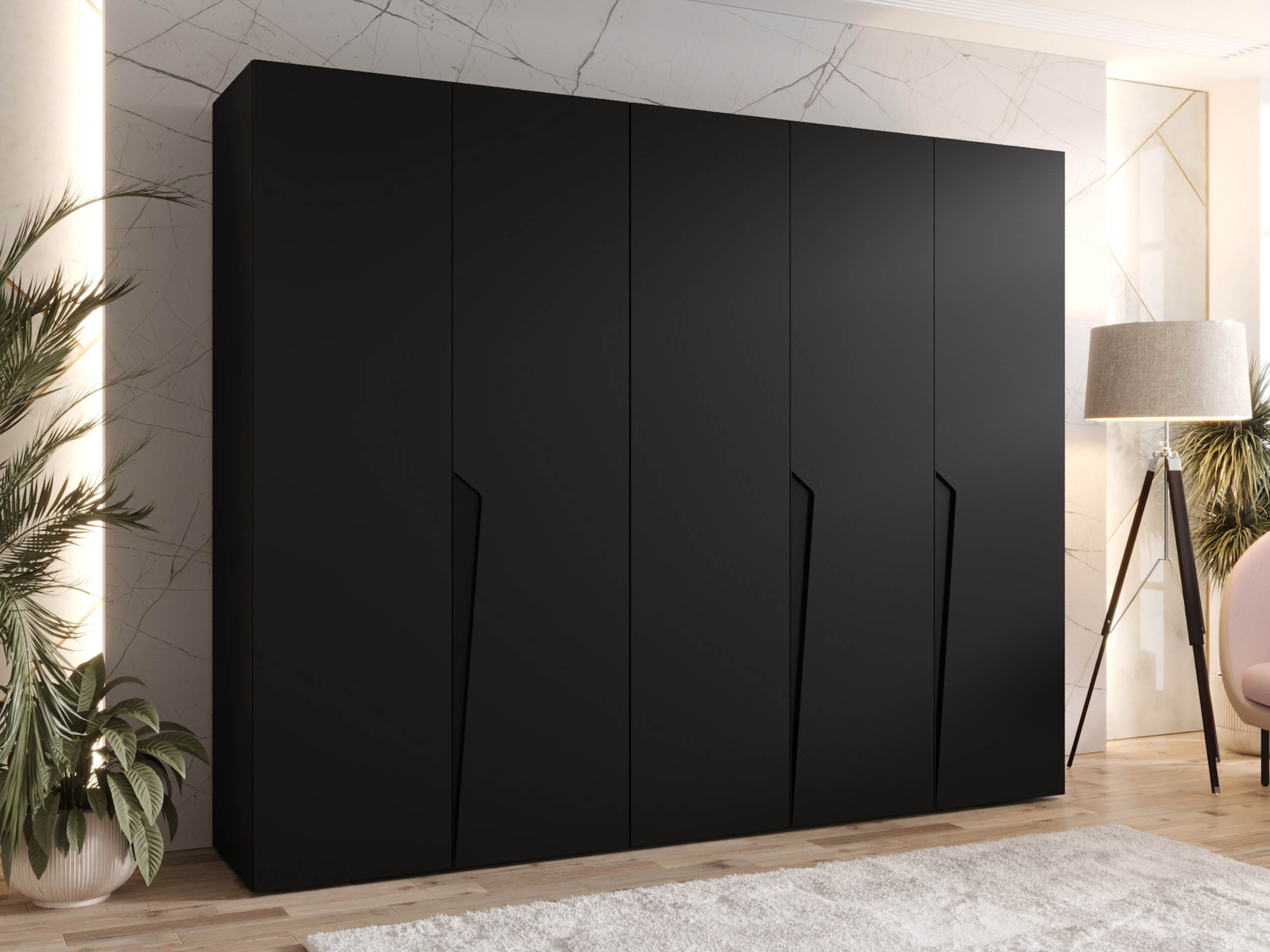 Wardrobe Hartford 606 (Black)