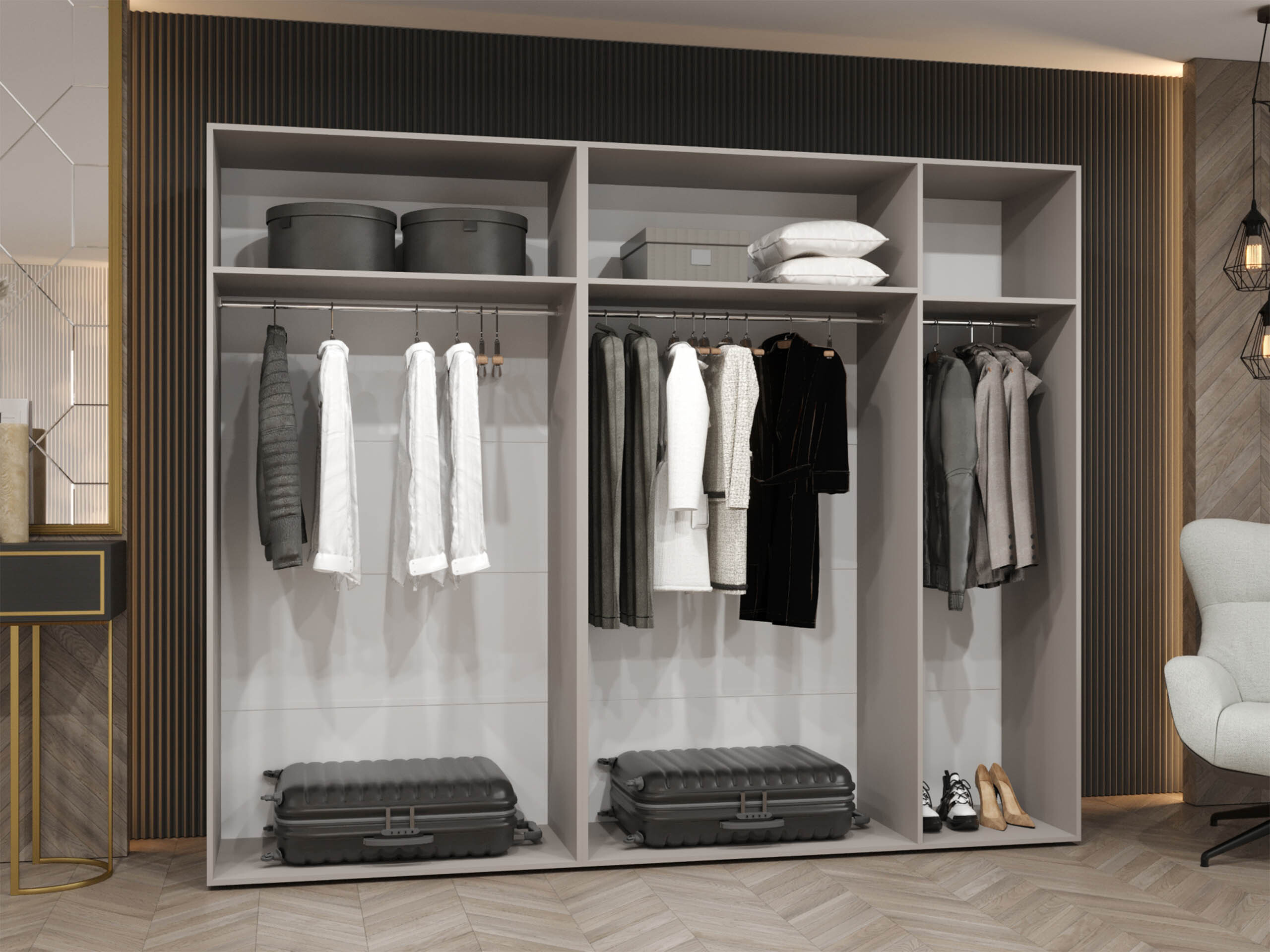 Wardrobe Hartford 606 (Black)