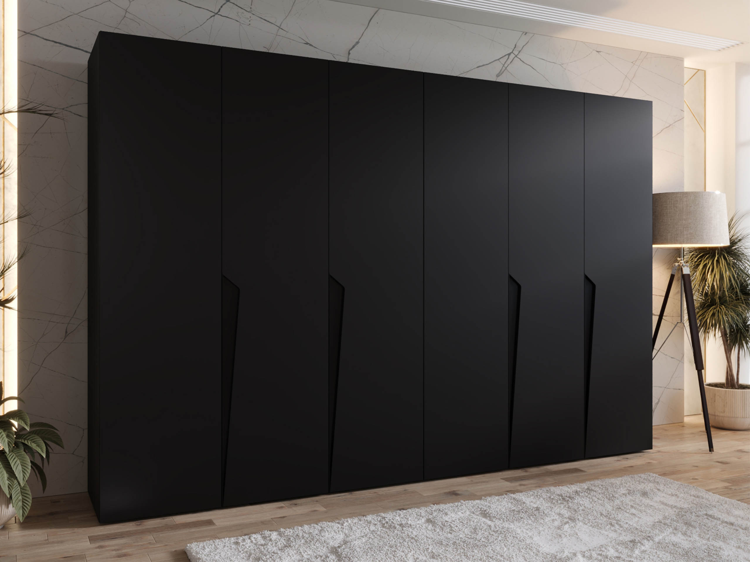 Wardrobe Hartford 607 (Black)