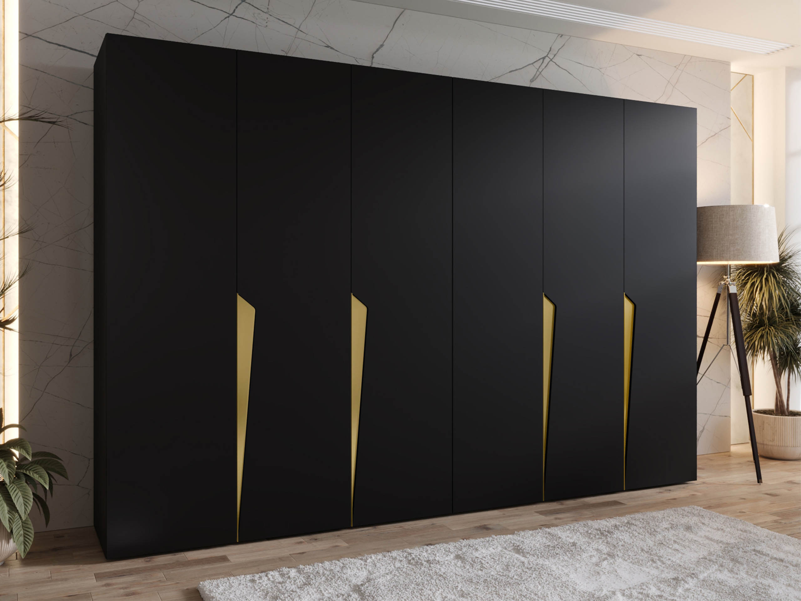 Wardrobe Hartford 607 (Black)