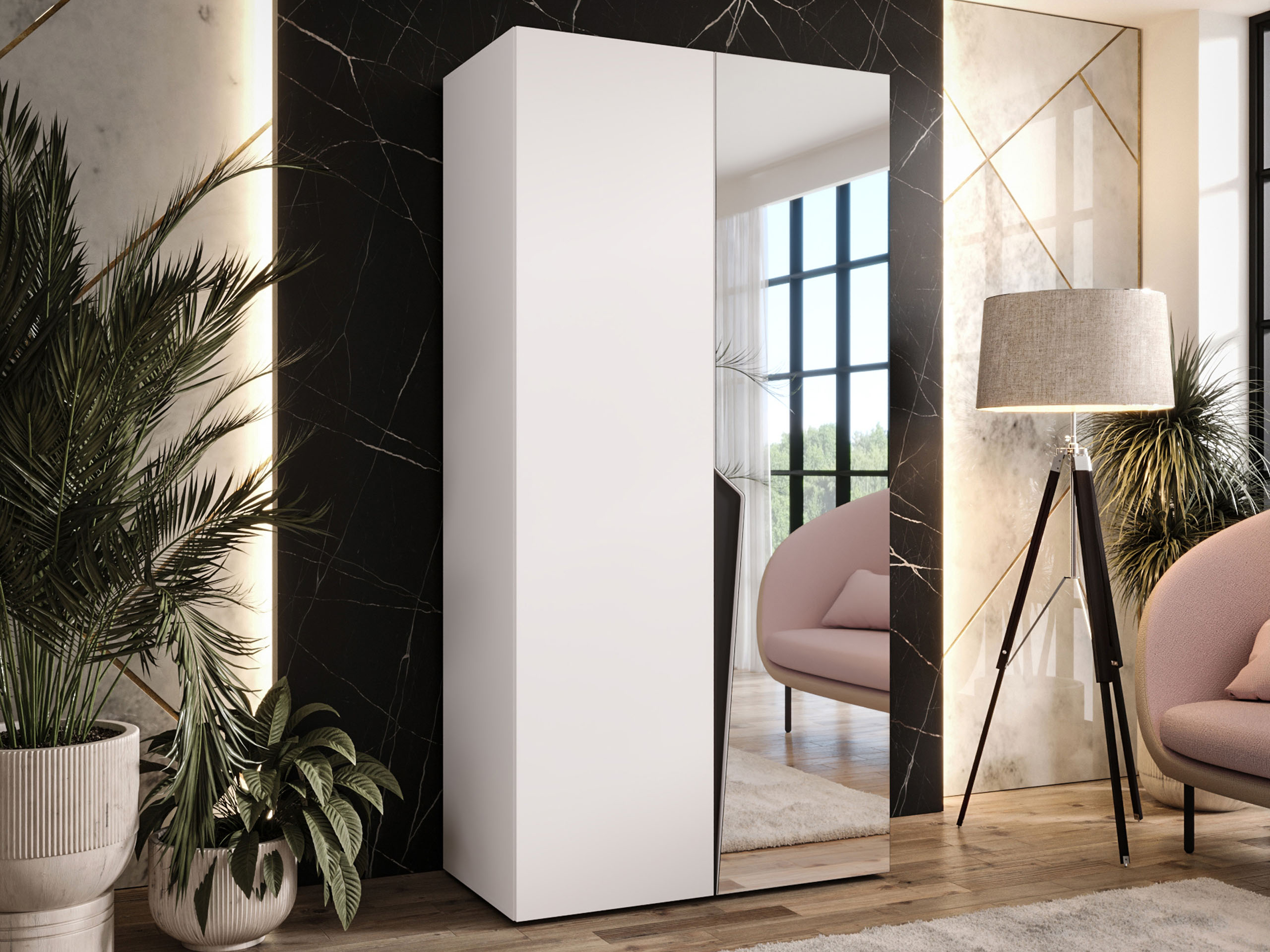 Wardrobe Hartford 608 (White)