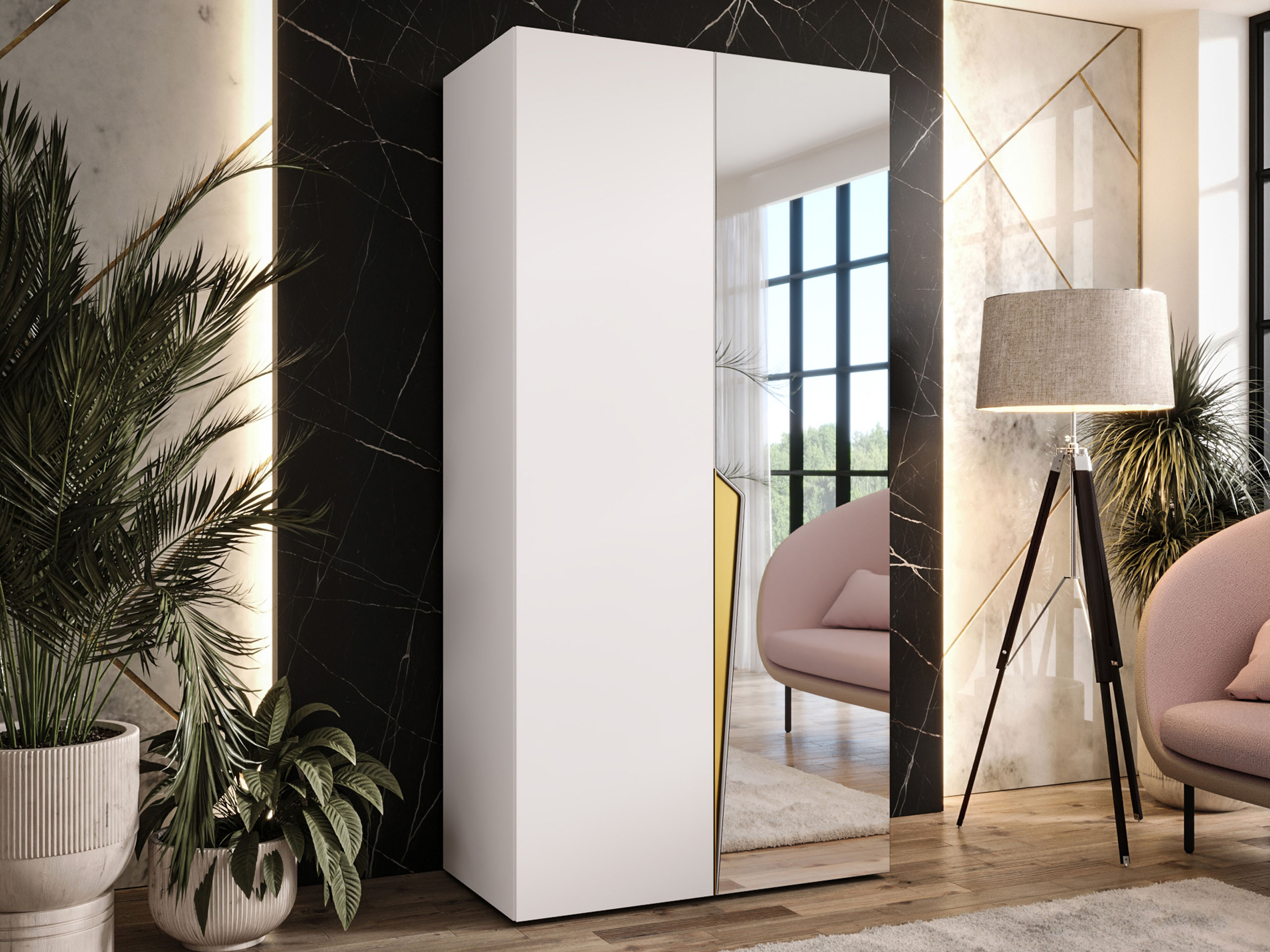 Wardrobe Hartford 608 (White)