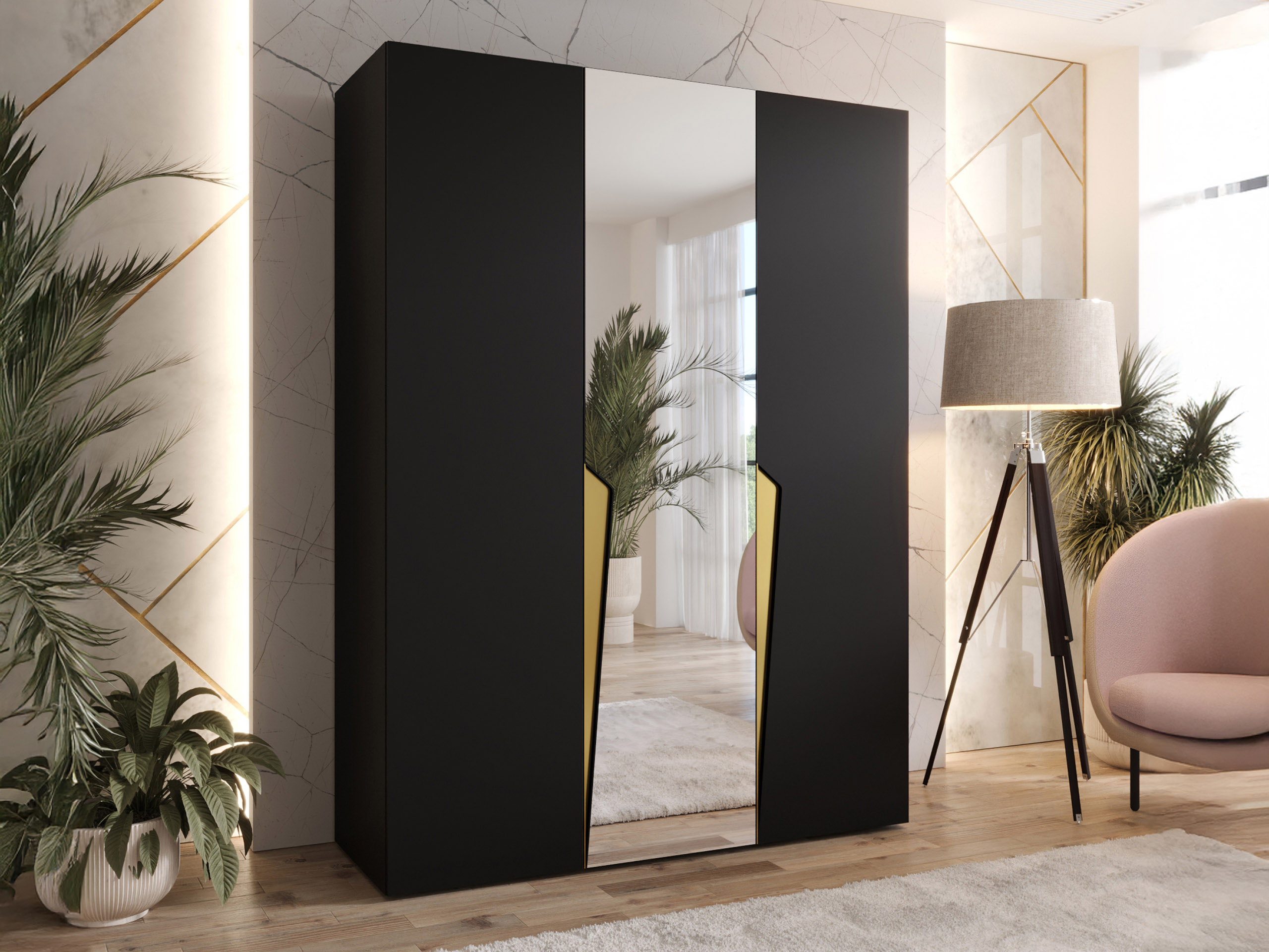 Wardrobe Hartford 609 (Black)