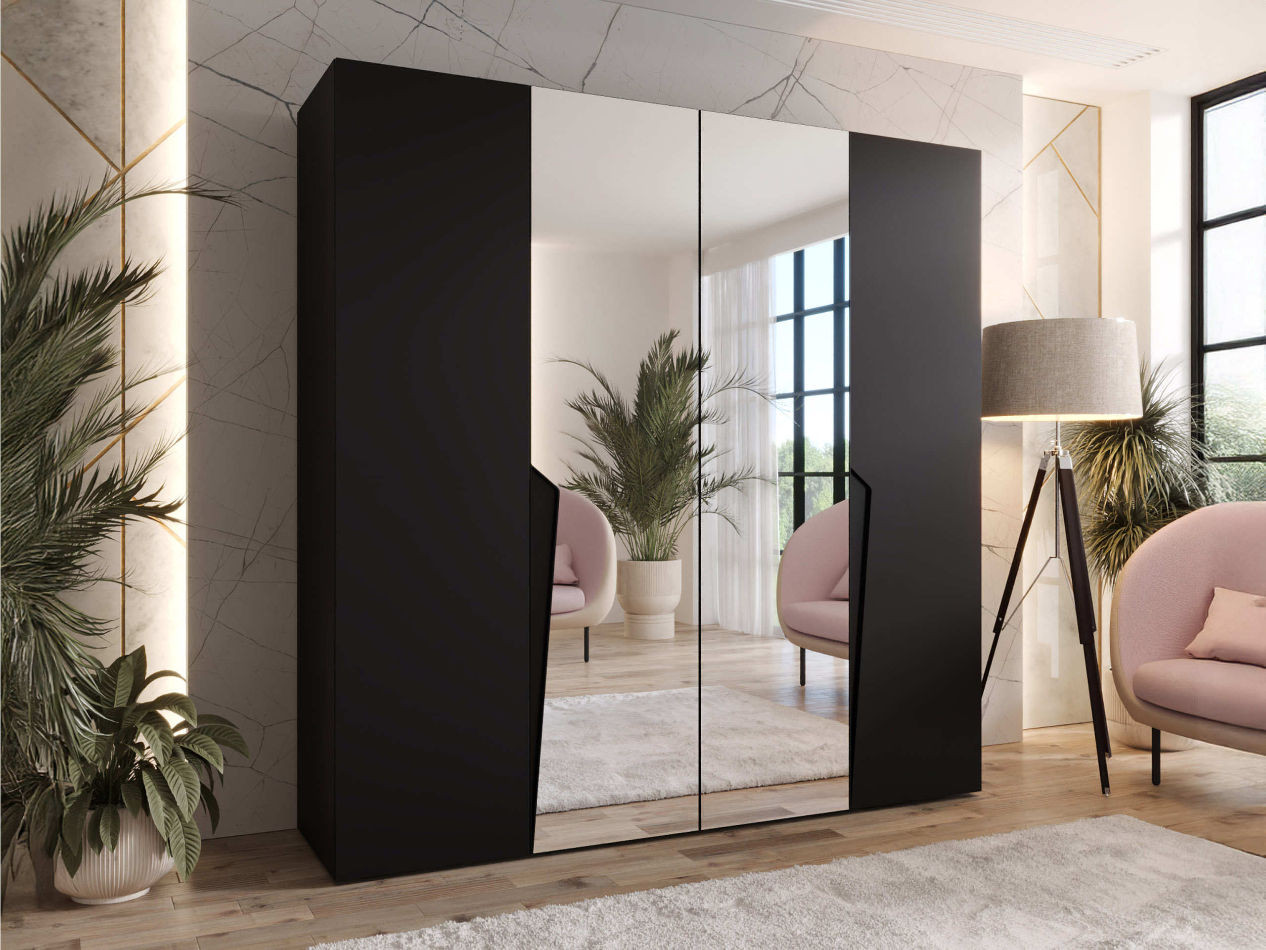 Wardrobe Hartford 610 (Black)