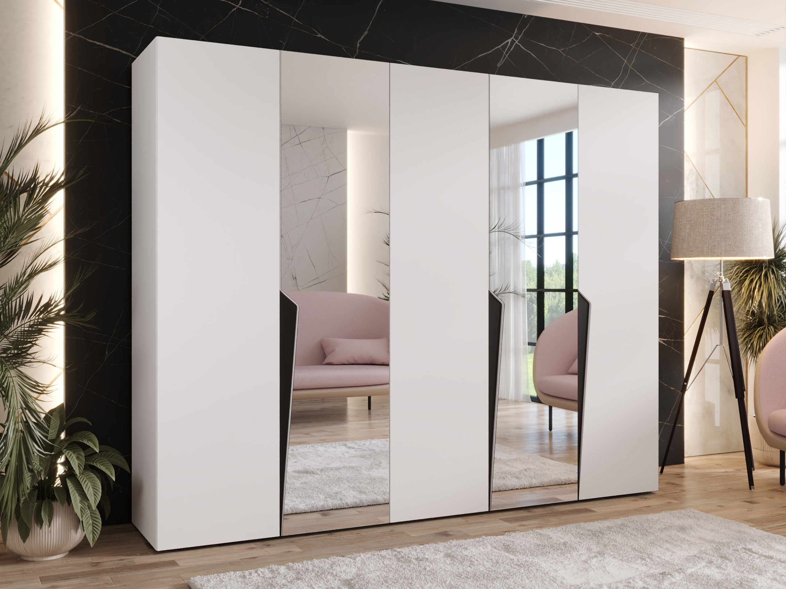 Wardrobe Hartford 611 (White)