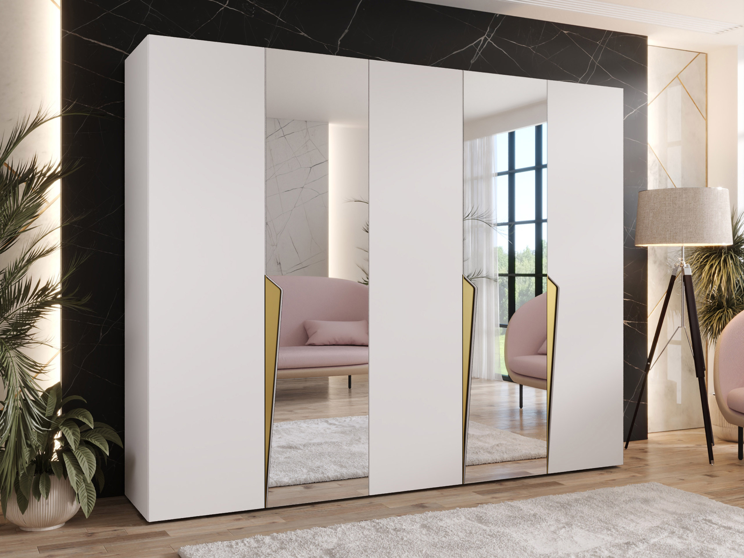 Wardrobe Hartford 611 (White)