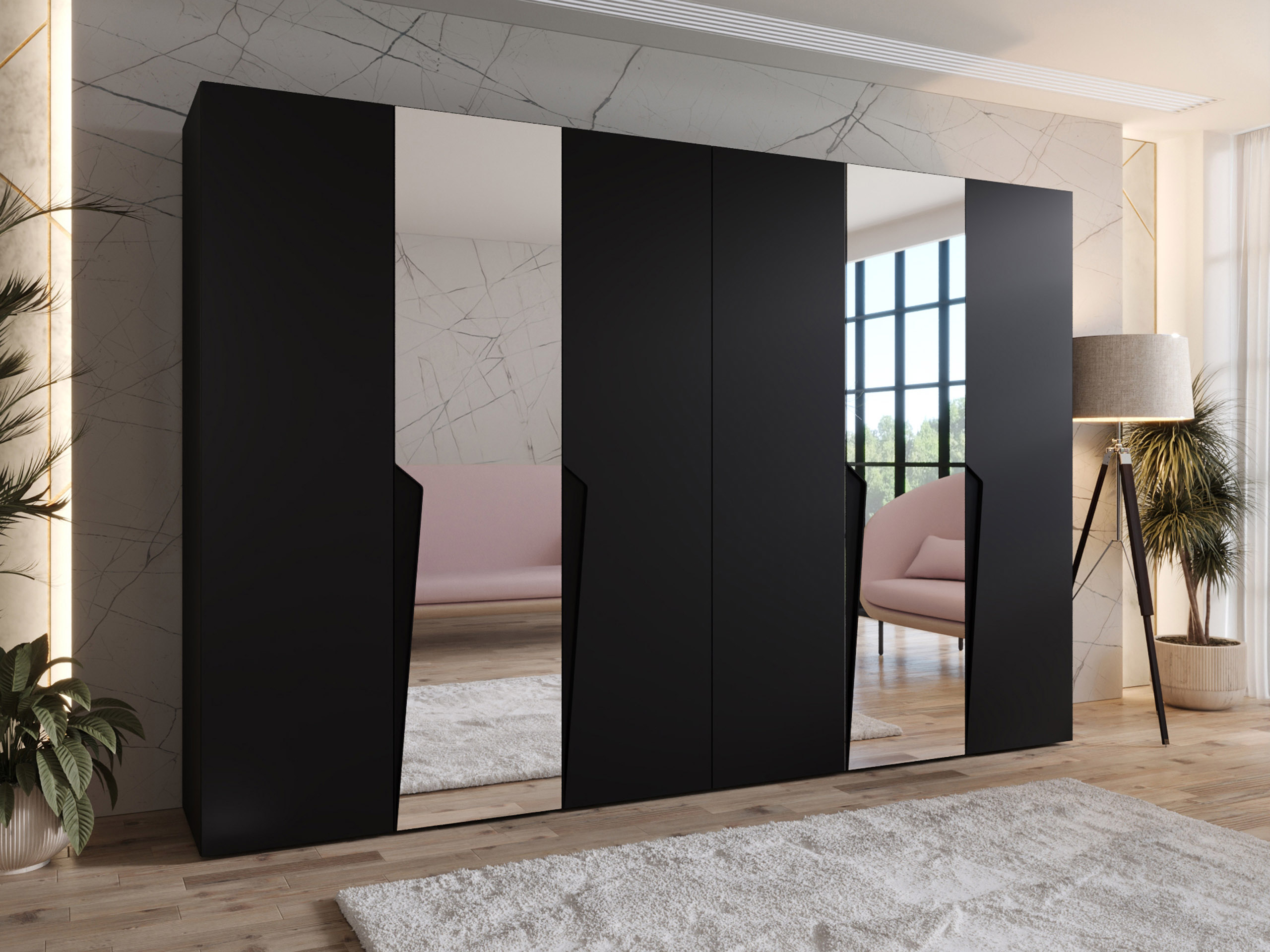 Wardrobe Hartford 612 (Black)