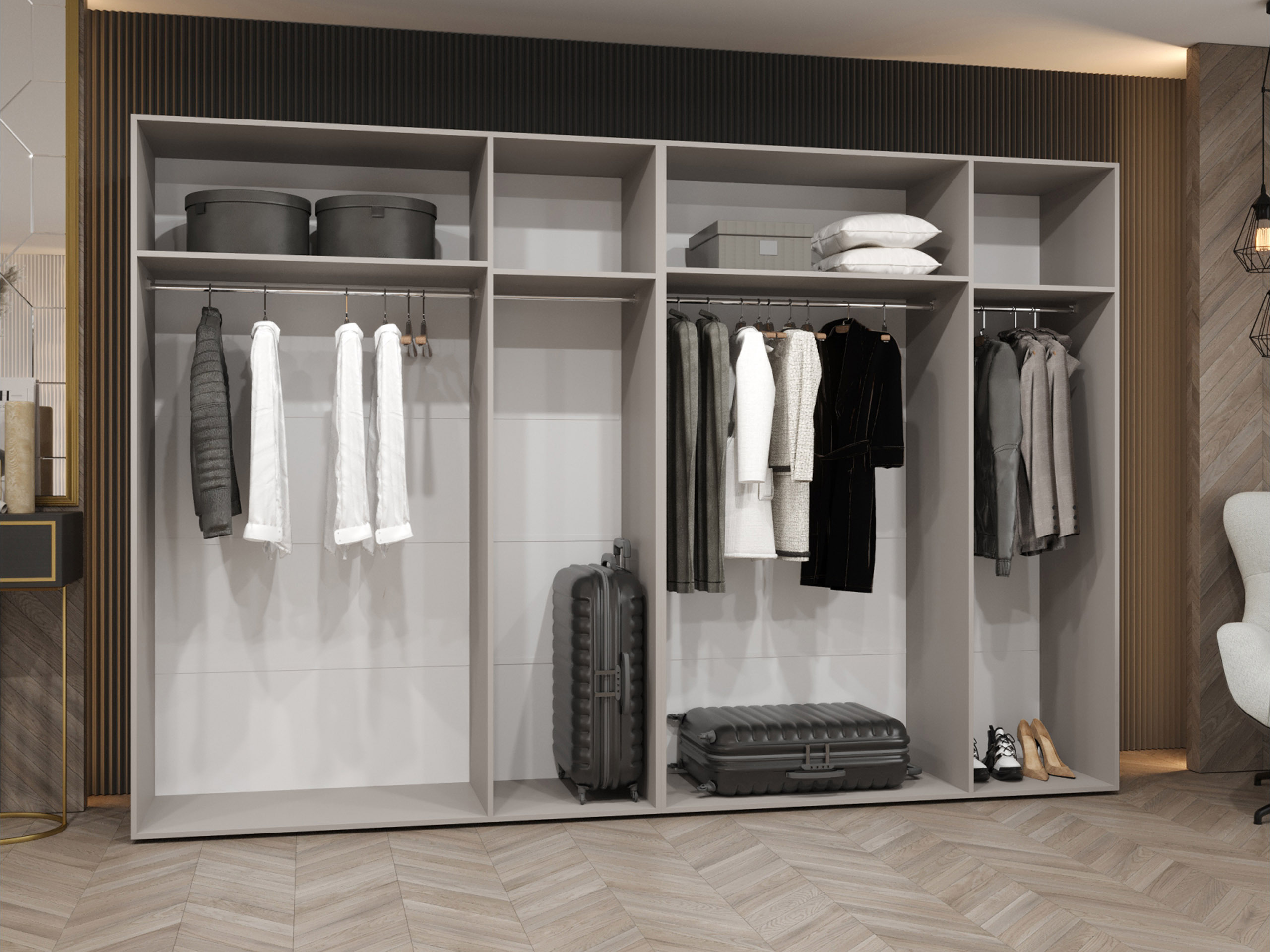 Wardrobe Hartford 612 (Black)