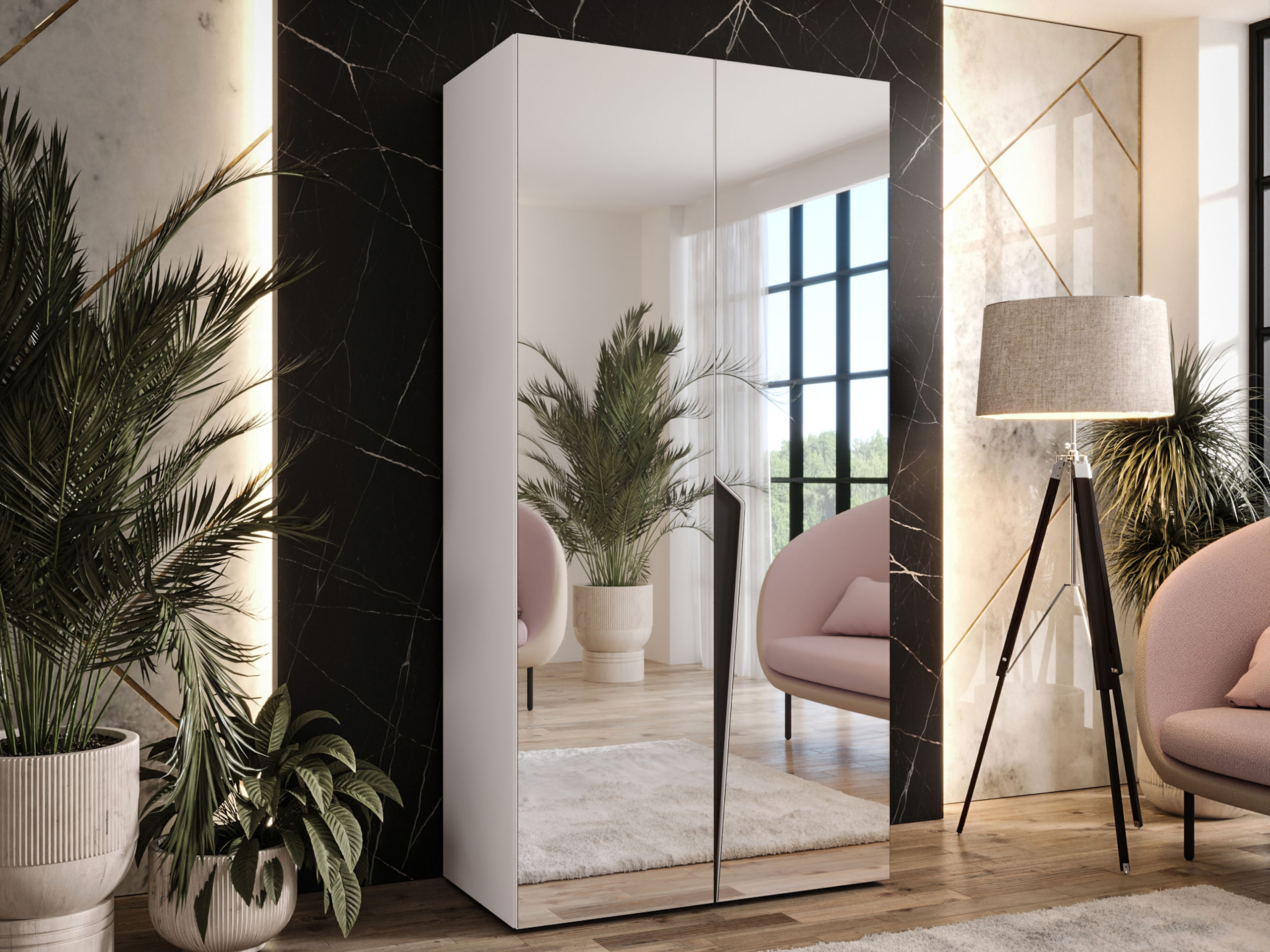 Wardrobe Hartford 613 (White)