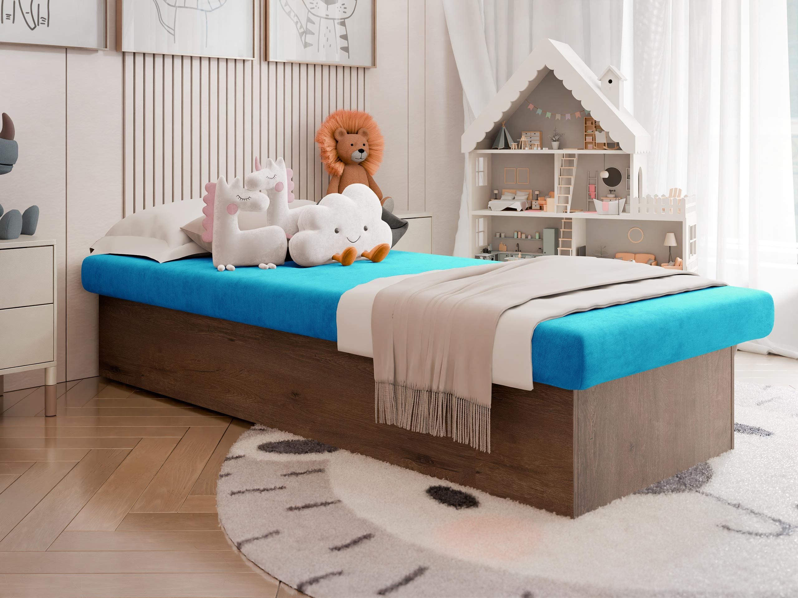 Bed Dover 100 (Dark ash)