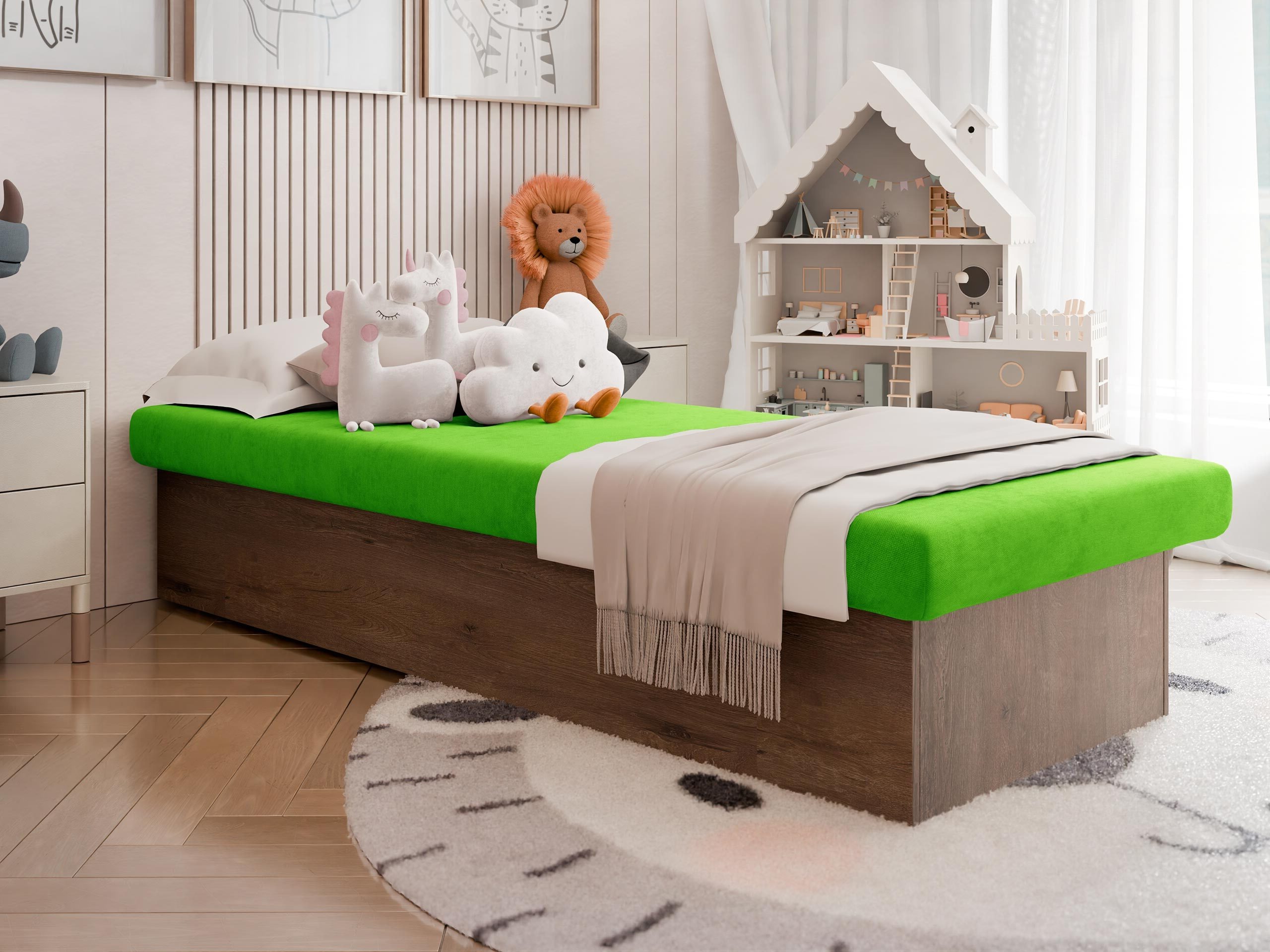 Bed Dover 100 (Dark ash)