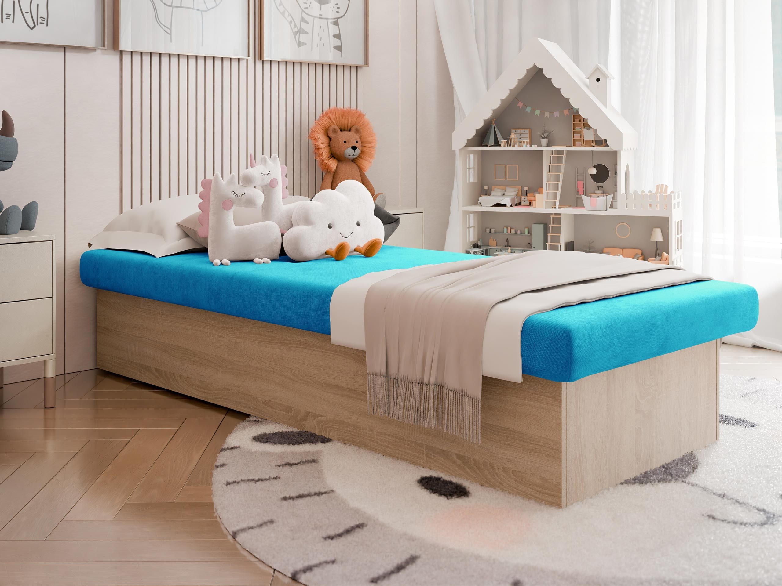 Bed Dover 100 (Sonoma oak)