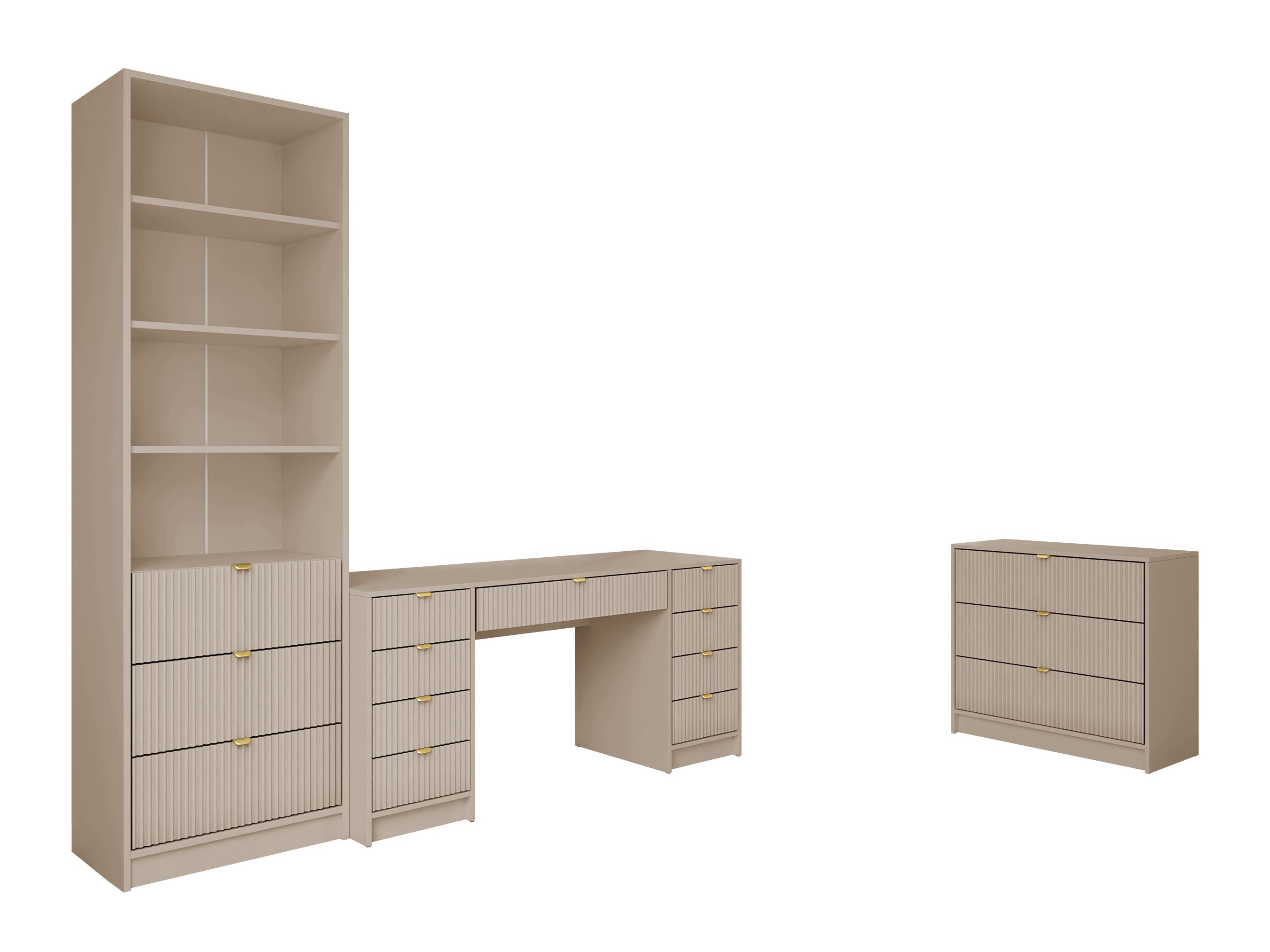 Home office set Comfivo Papilio VI (Beige)