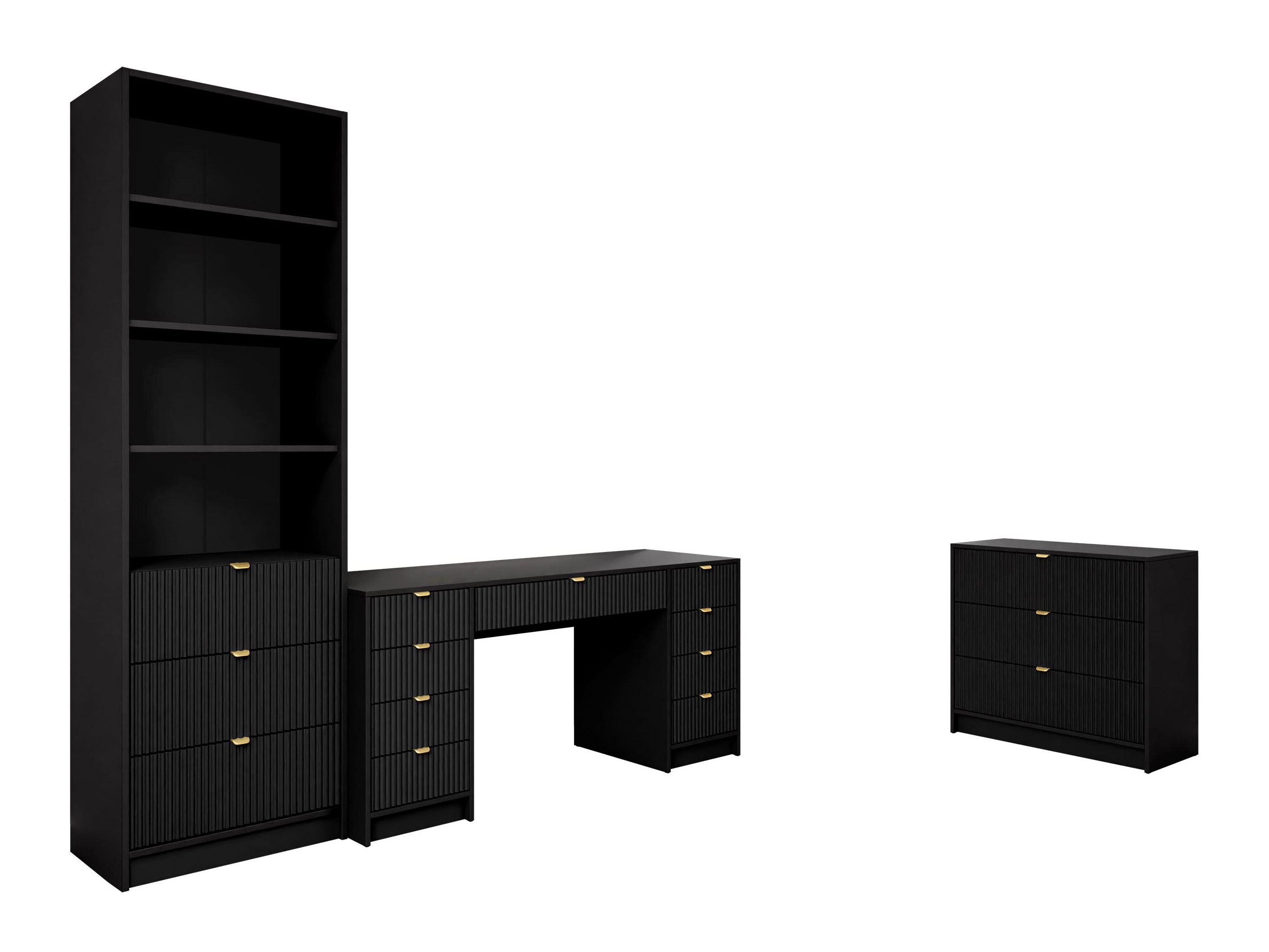Home office set Comfivo Papilio VI (Black)