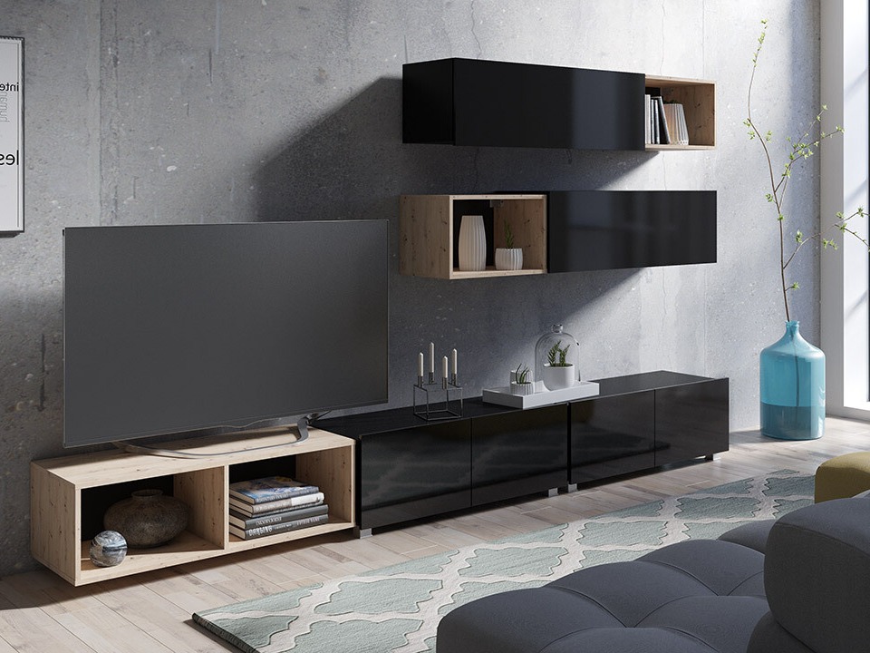 Wall shelf Remus (Artisan oak)