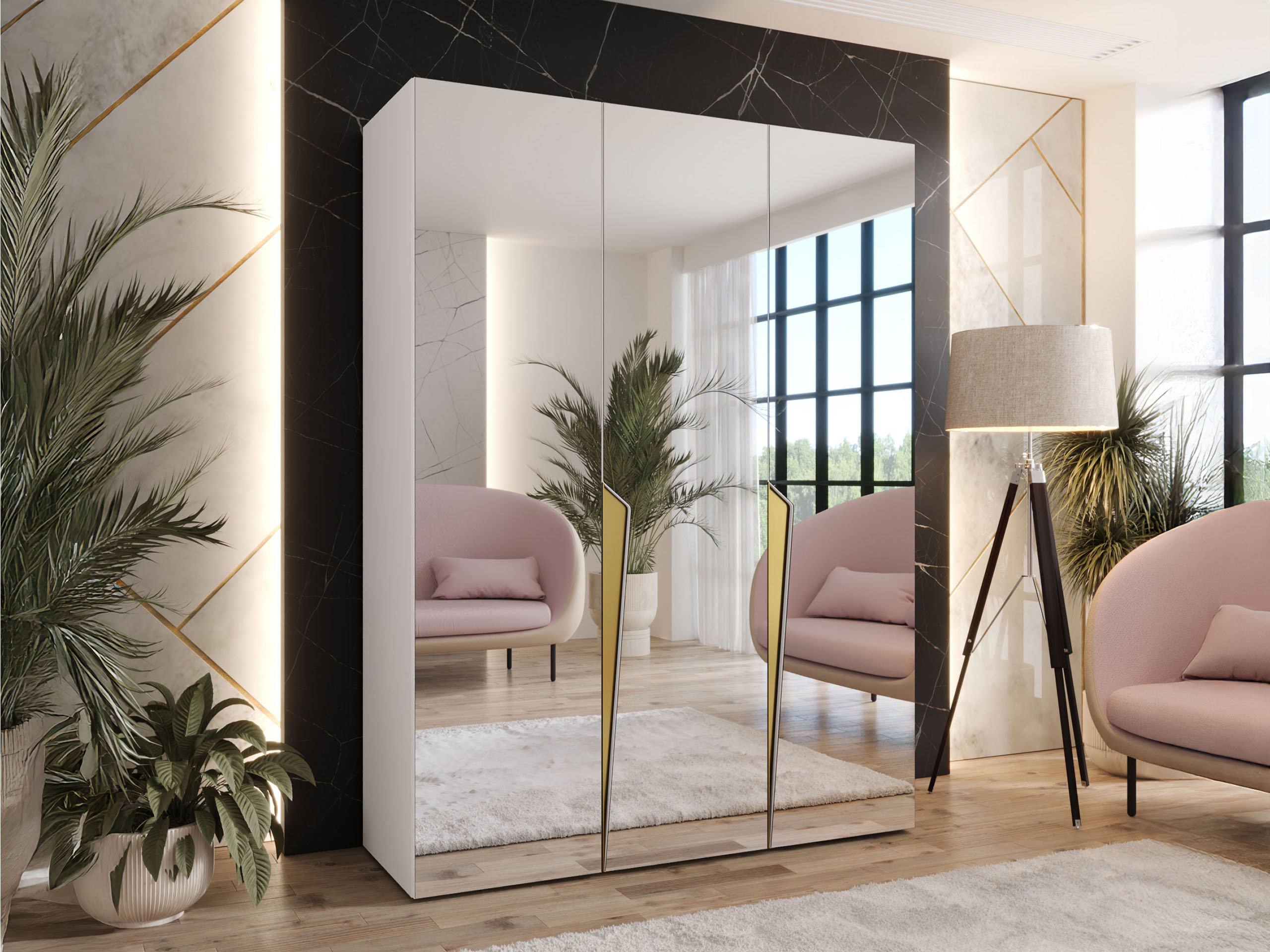 Wardrobe Hartford 614 (White)