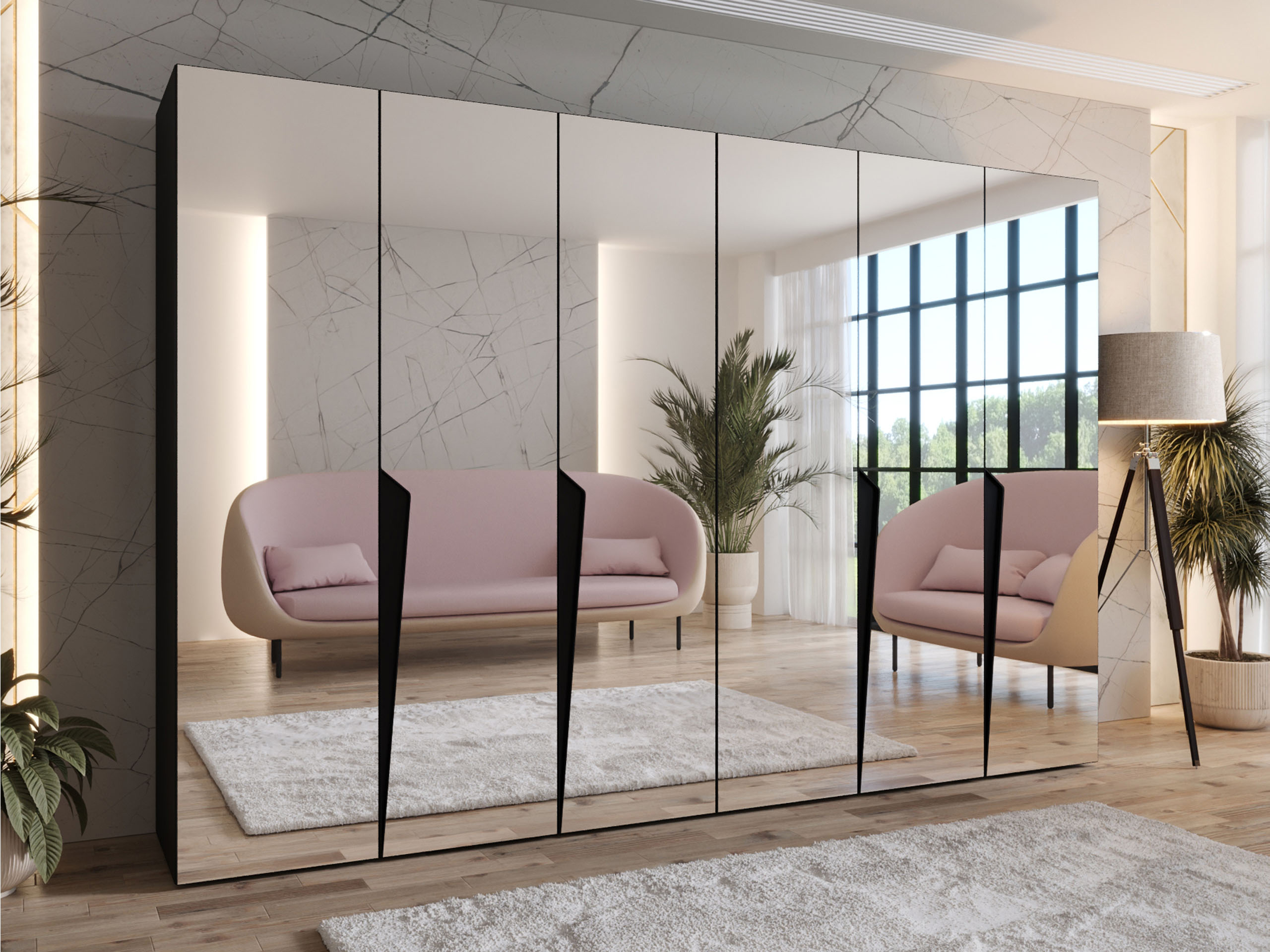 Wardrobe Hartford 617 (Black)