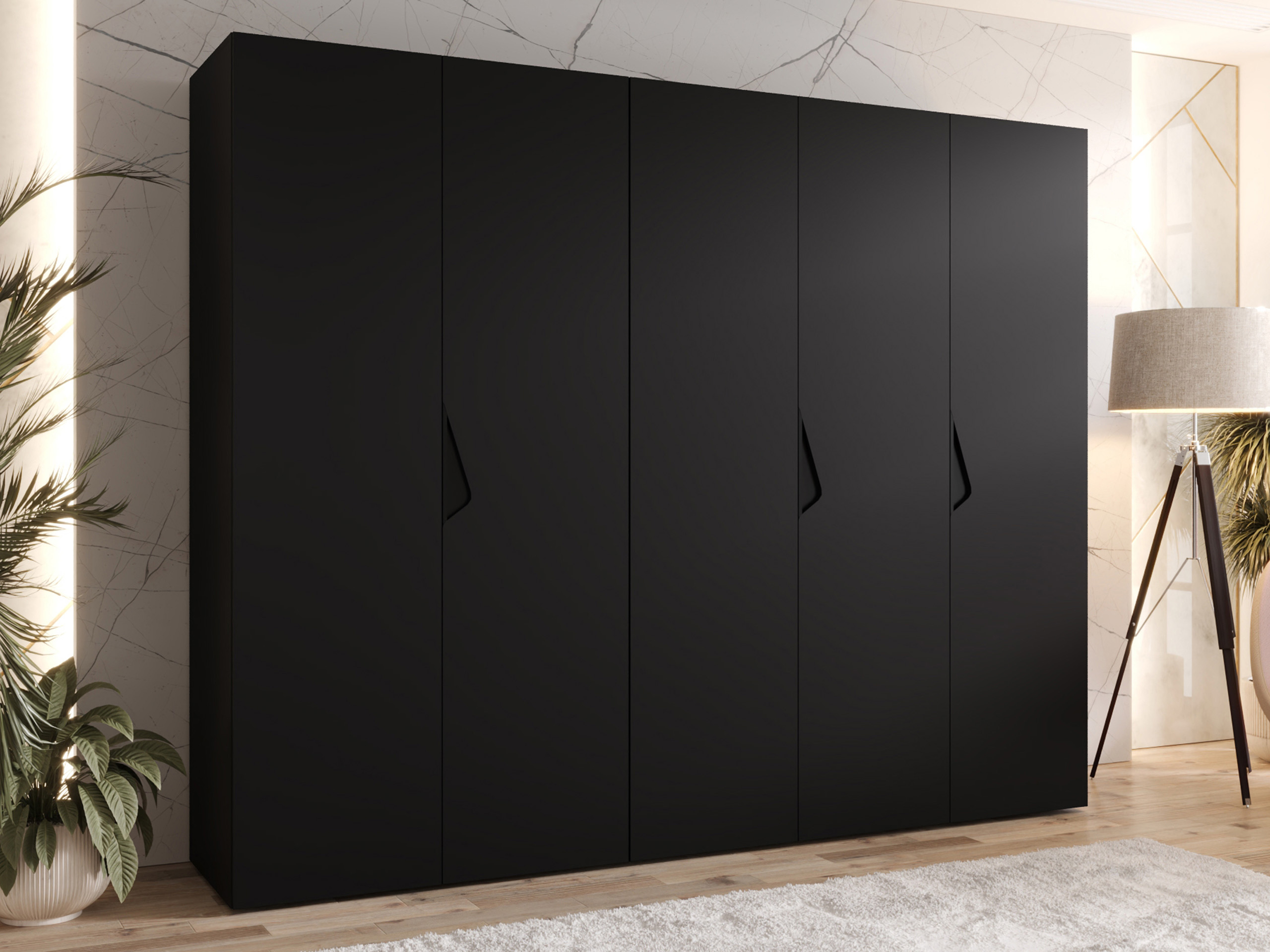 Wardrobe Hartford 621 (Black)