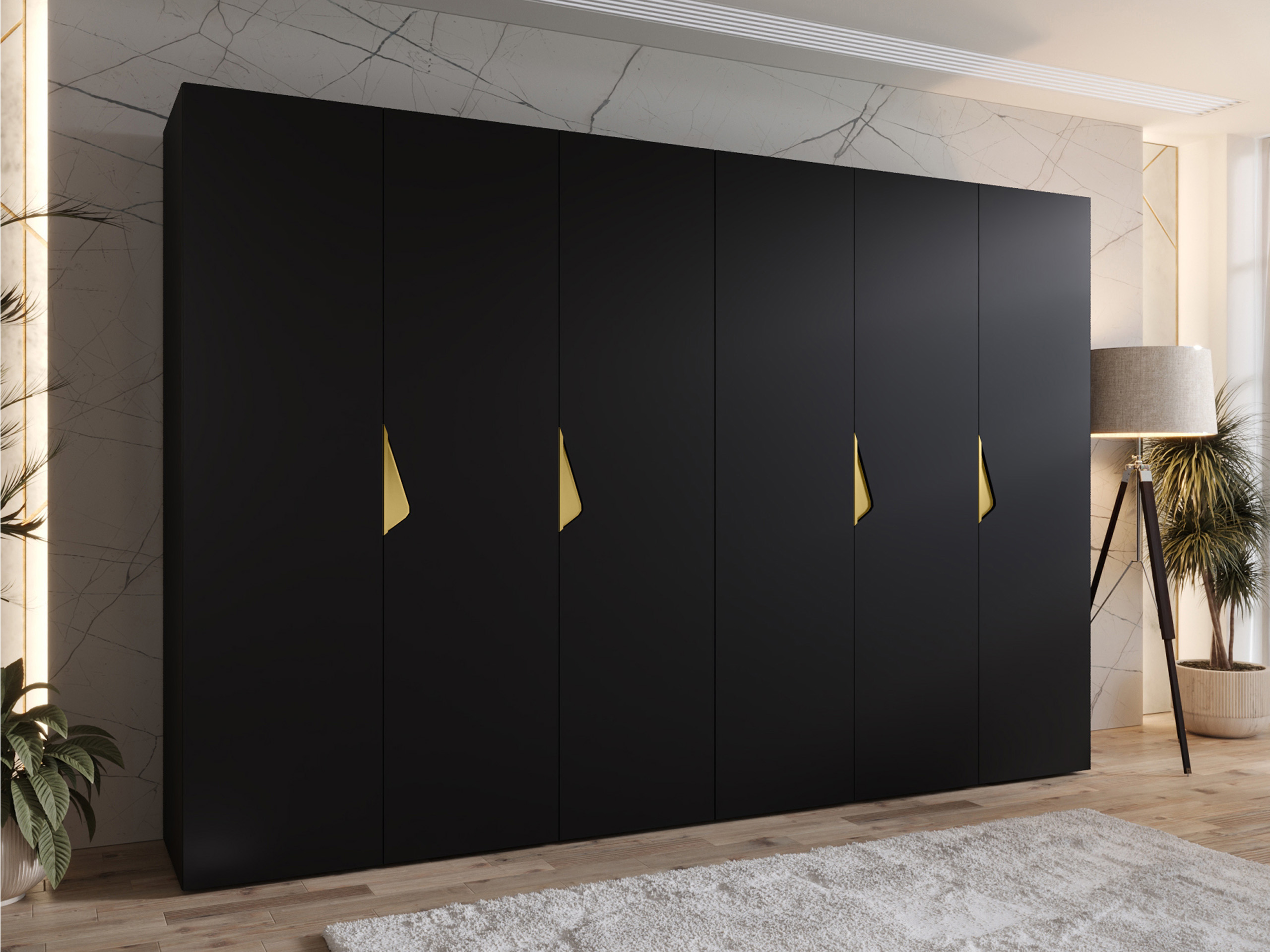 Wardrobe Hartford 622 (Black)
