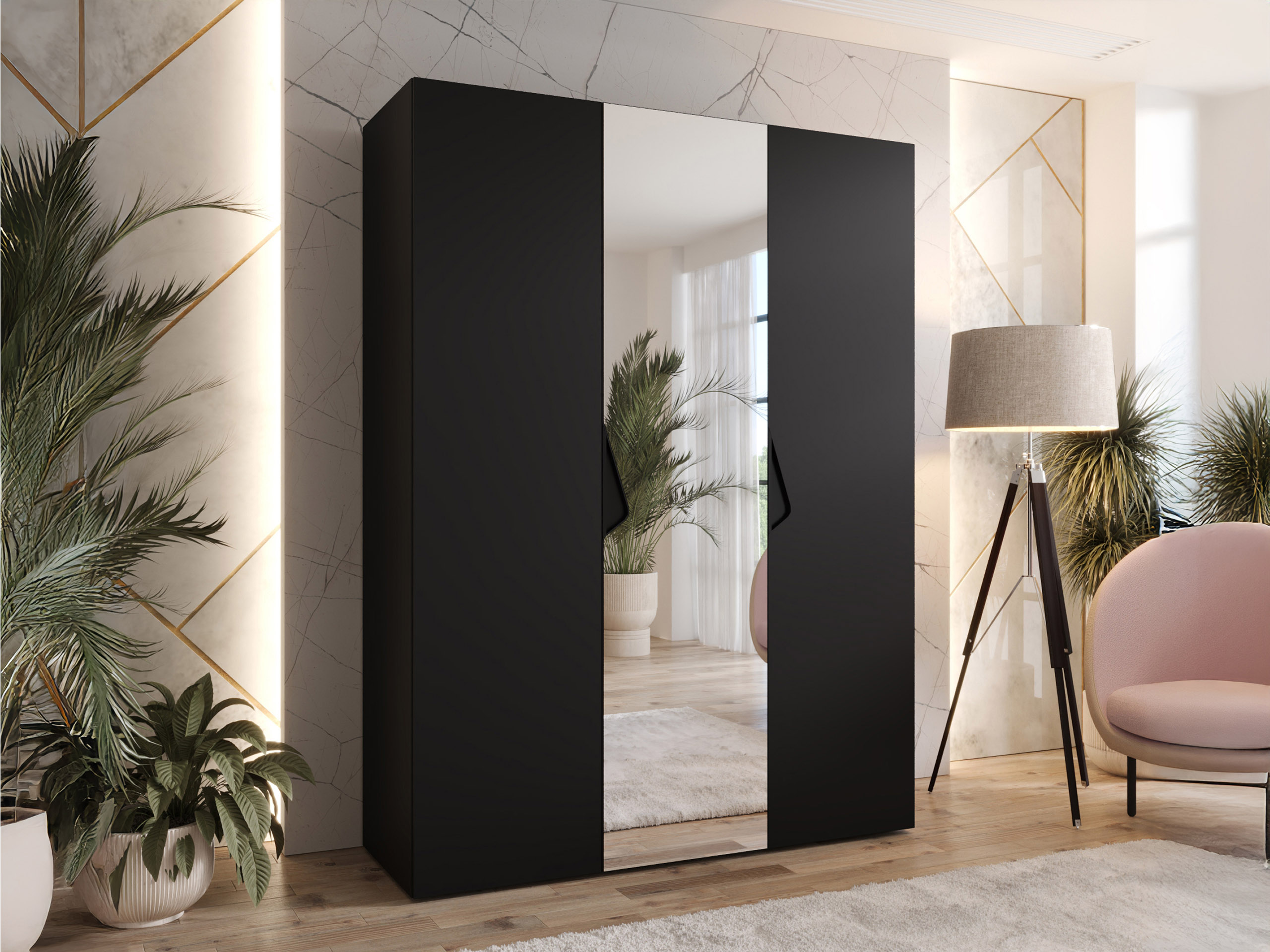 Wardrobe Hartford 624 (Black)