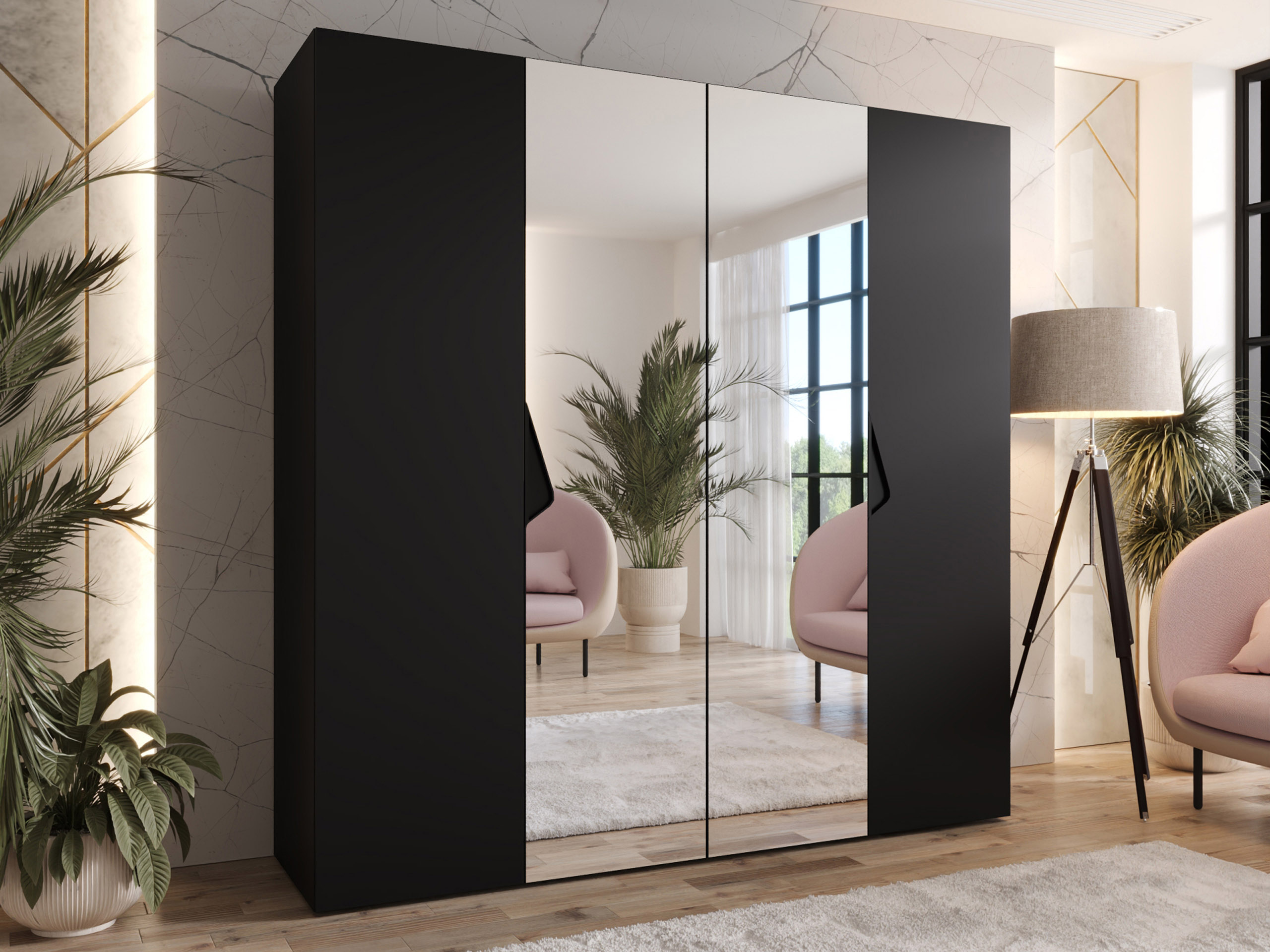 Wardrobe Hartford 625 (Black)