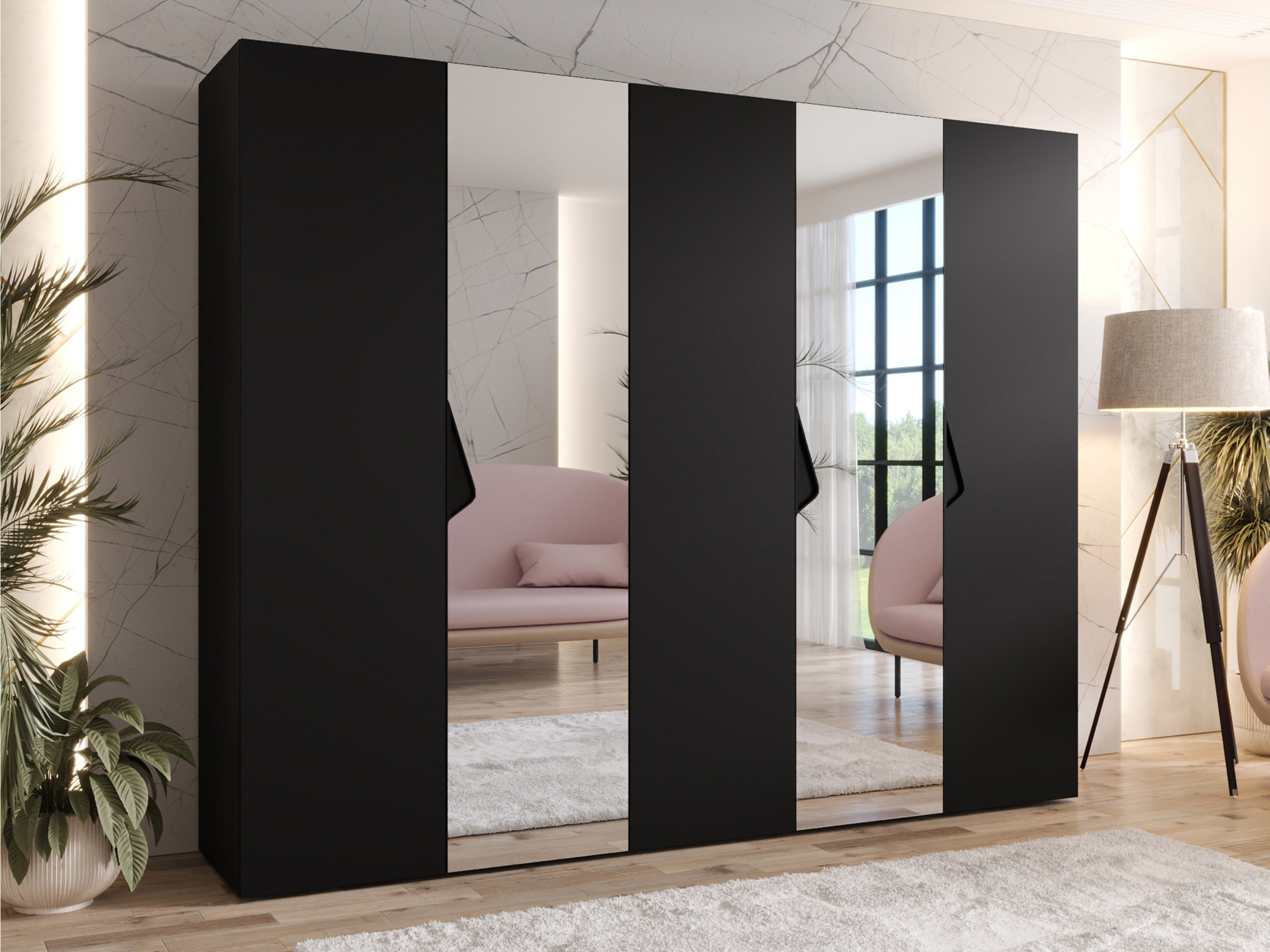 Wardrobe Hartford 626 (Black)
