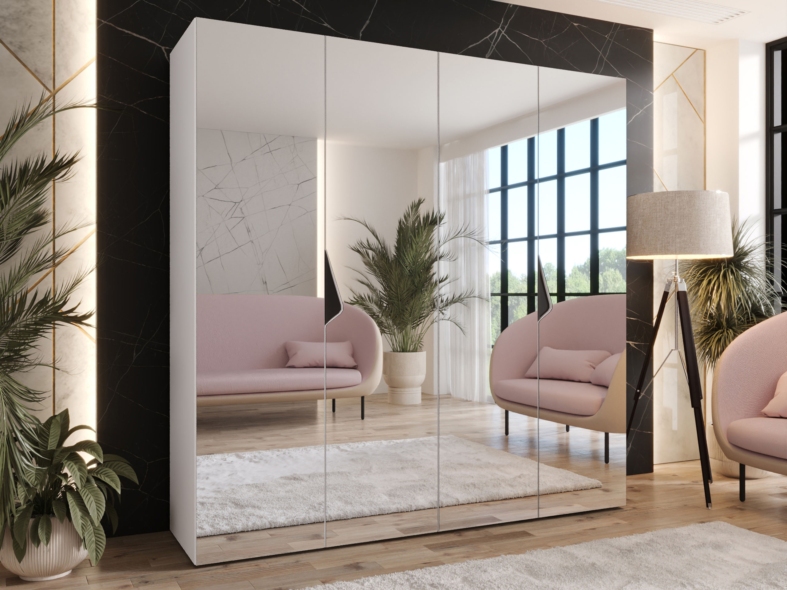 Wardrobe Hartford 630 (White)