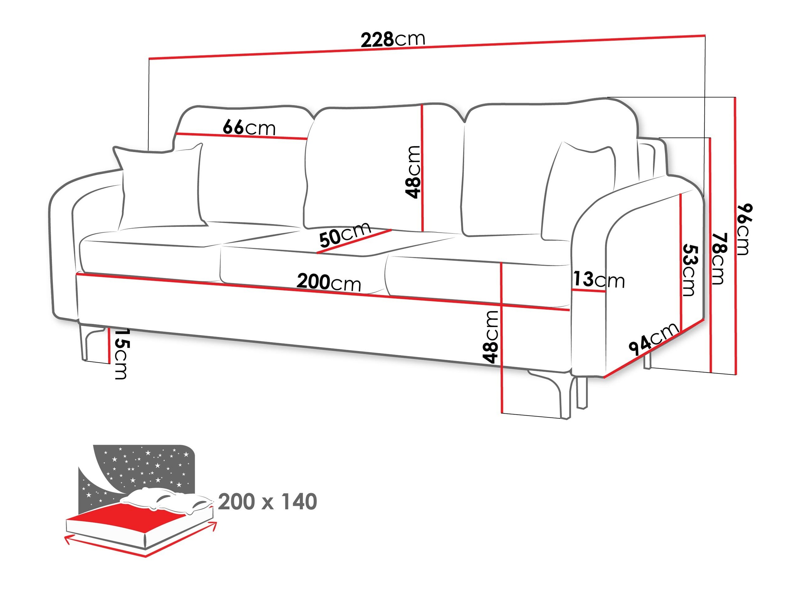 Sofa bed Torlua 102 (Manila 02)