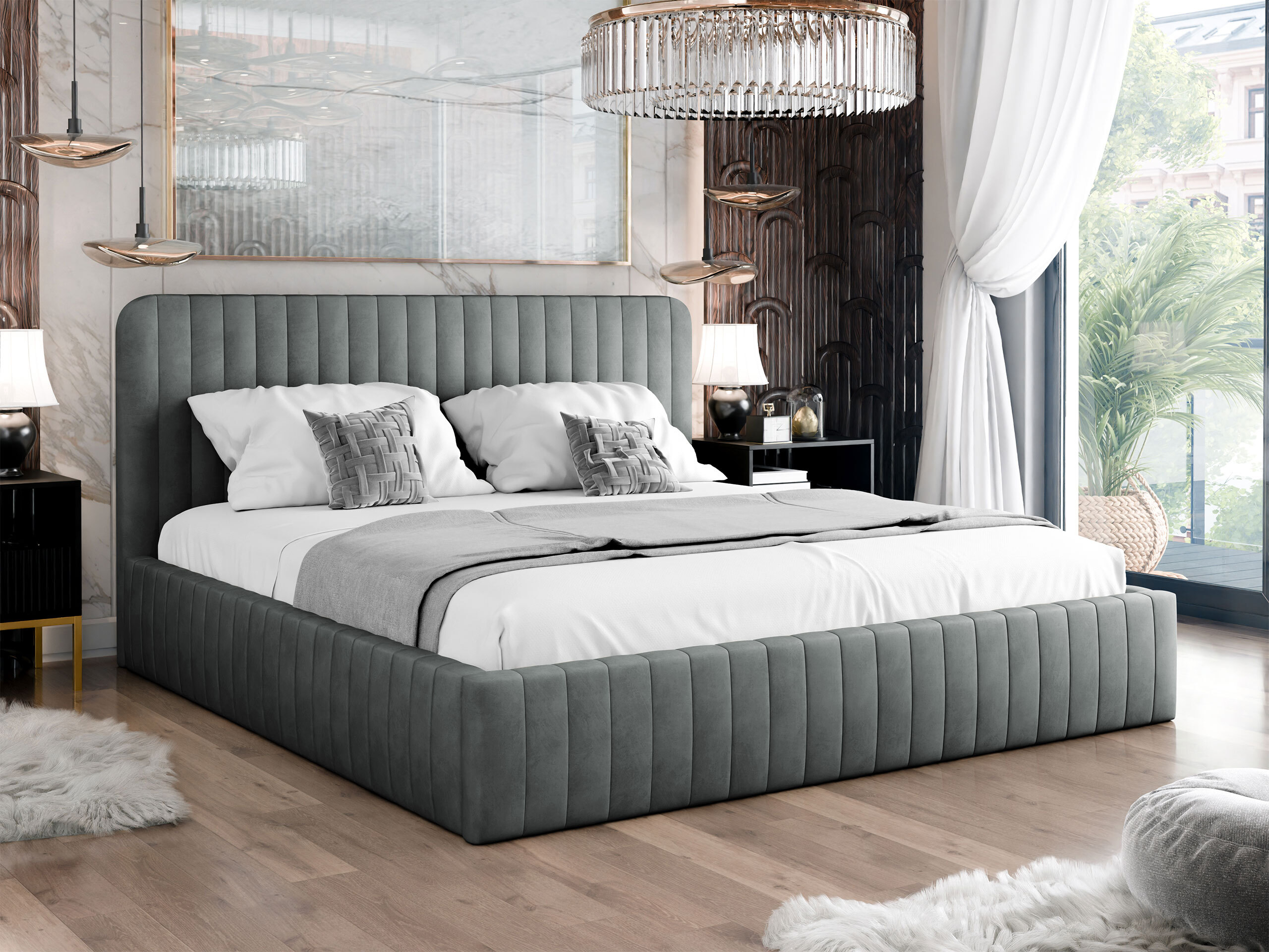 Bed TrendyNest Caprion (Velluto 18)