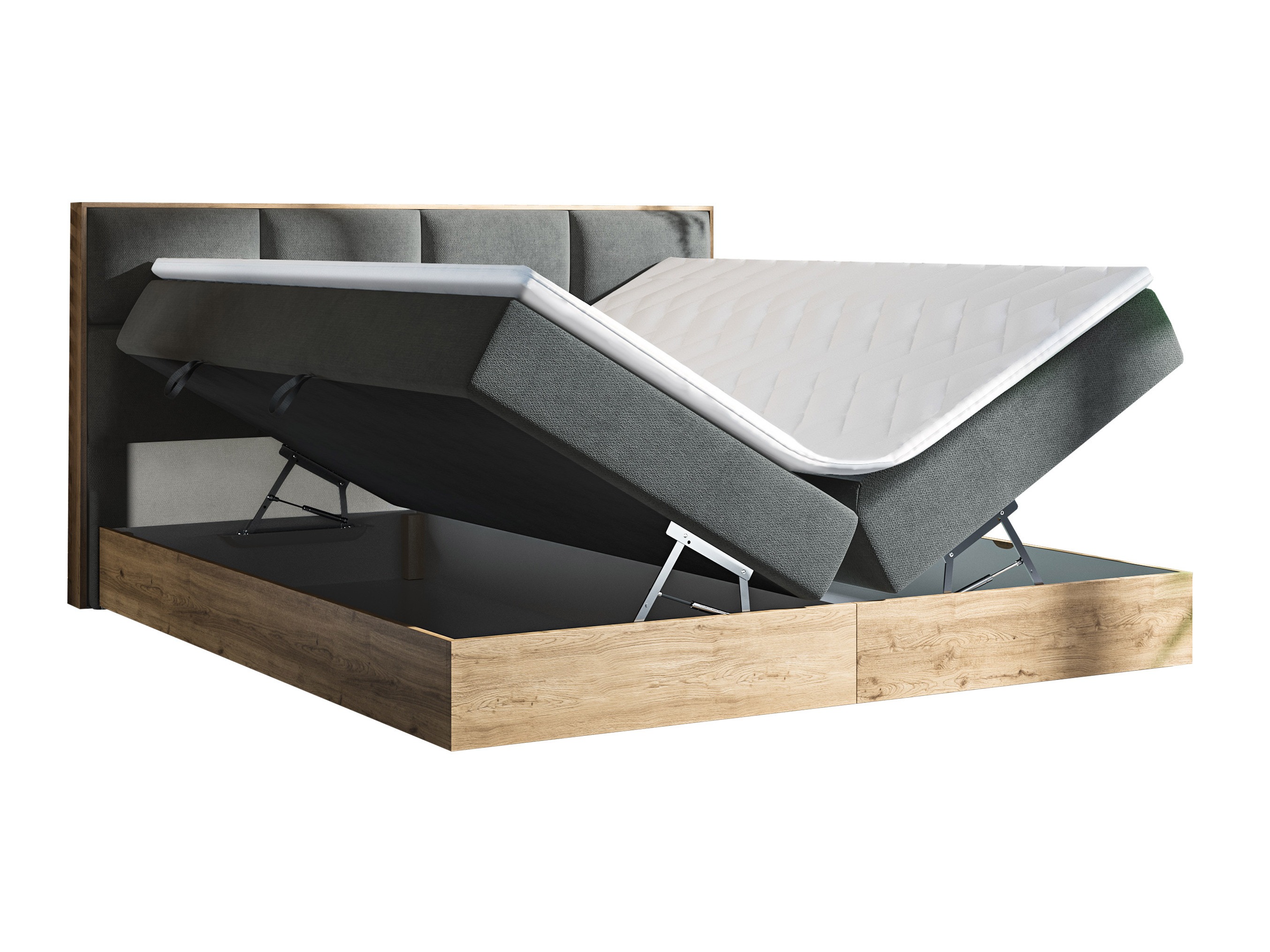 Continental bed ComfiDream Miraena (Golden oak + Soro 100)