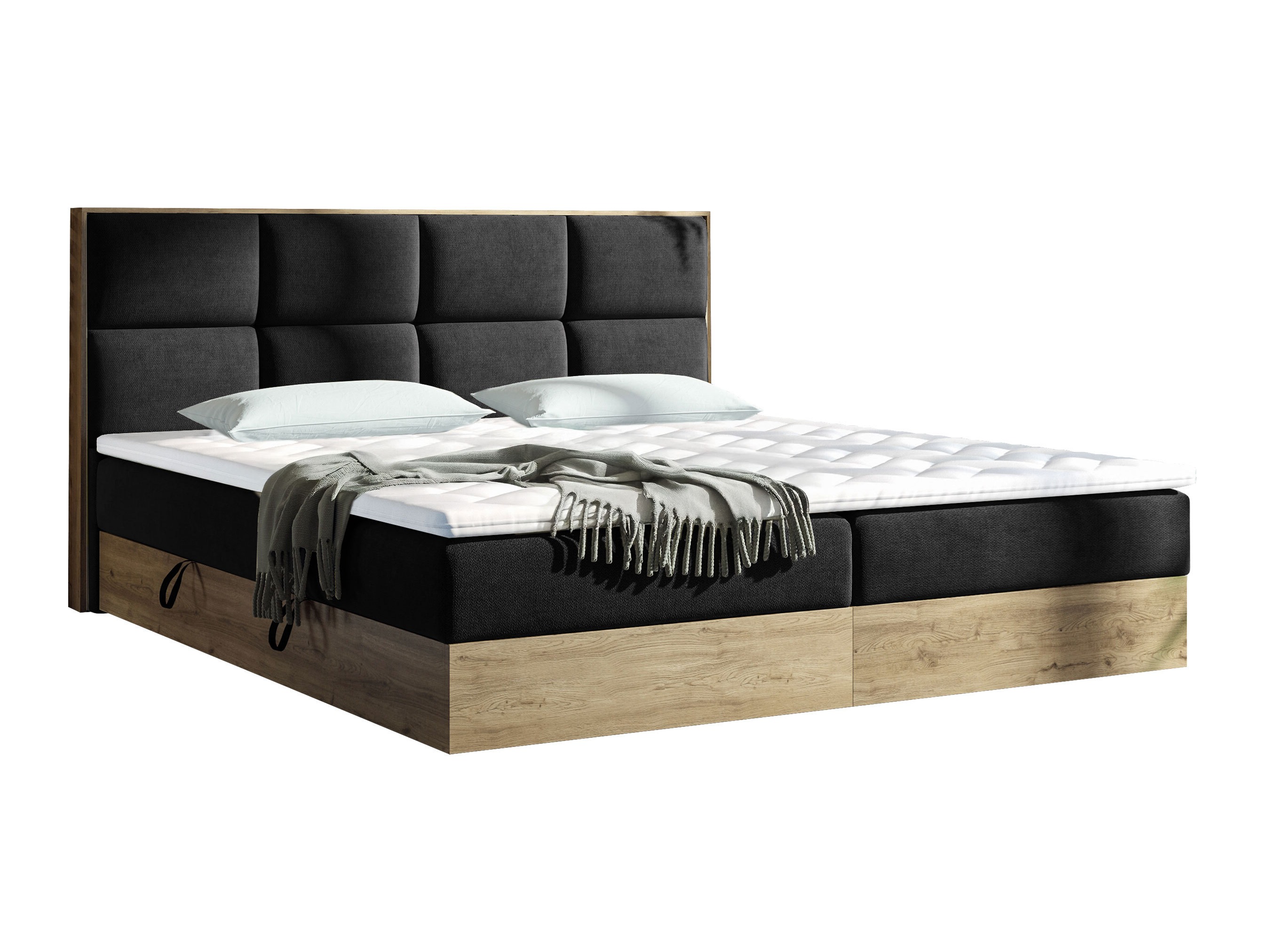 Continental bed ComfiDream Miraena (Golden oak + Soro 100)