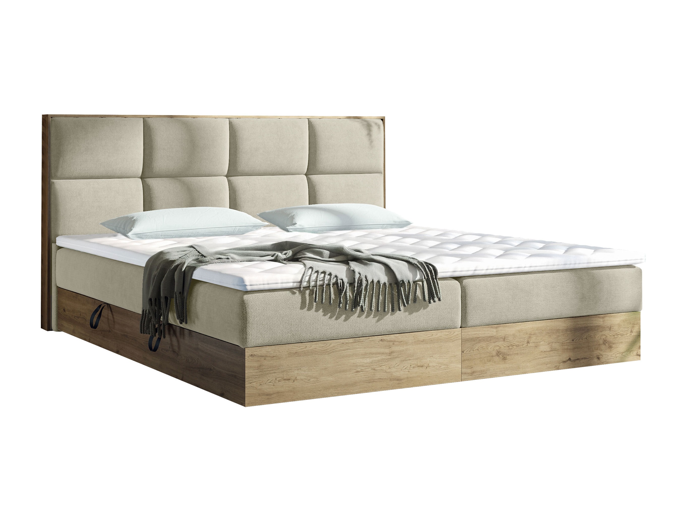 Continental bed ComfiDream Miraena (Golden oak + Soro 21)