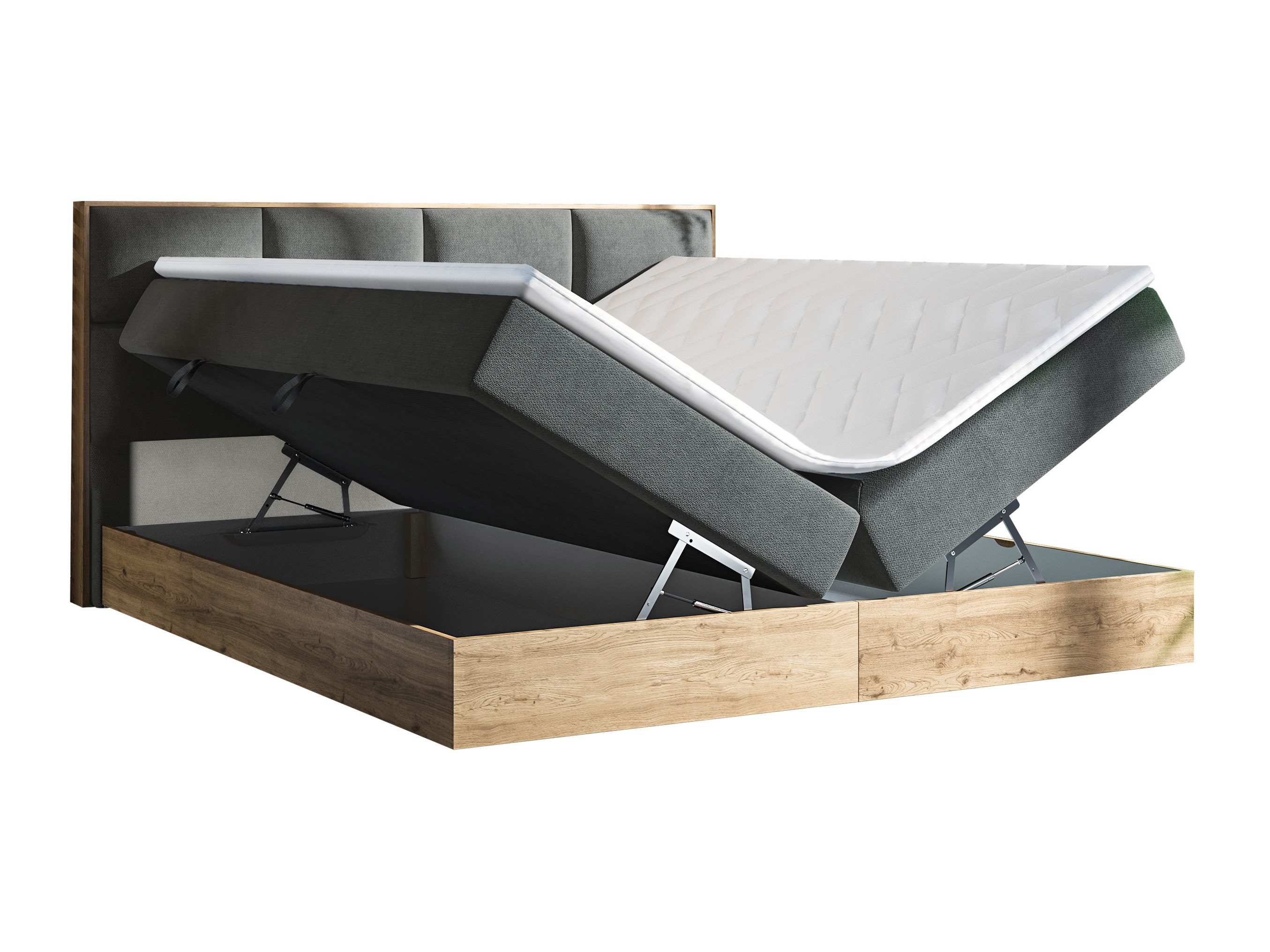 Continental bed ComfiDream Miraena (Golden oak + Soro 28)