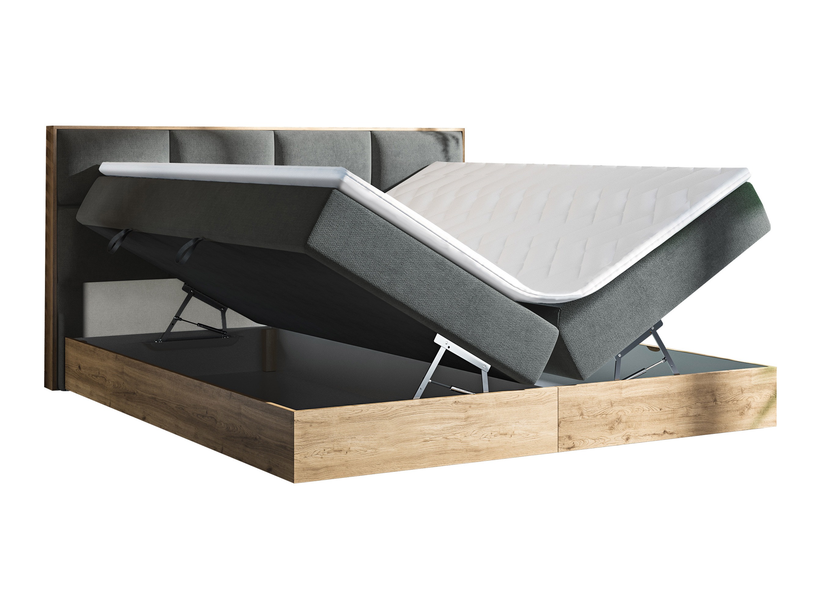 Continental bed ComfiDream Miraena (Golden oak + Soro 28)