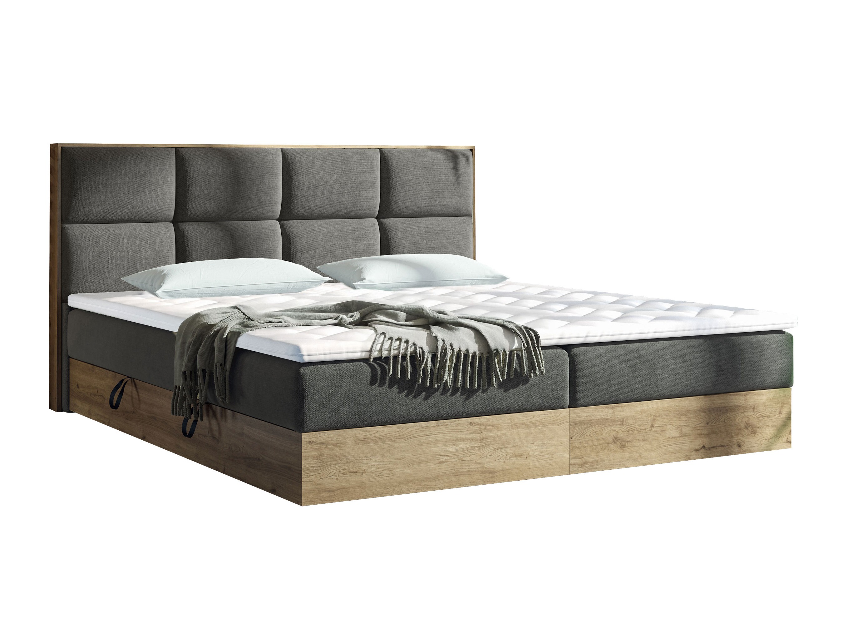 Continental bed ComfiDream Miraena (Golden oak + Soro 97)