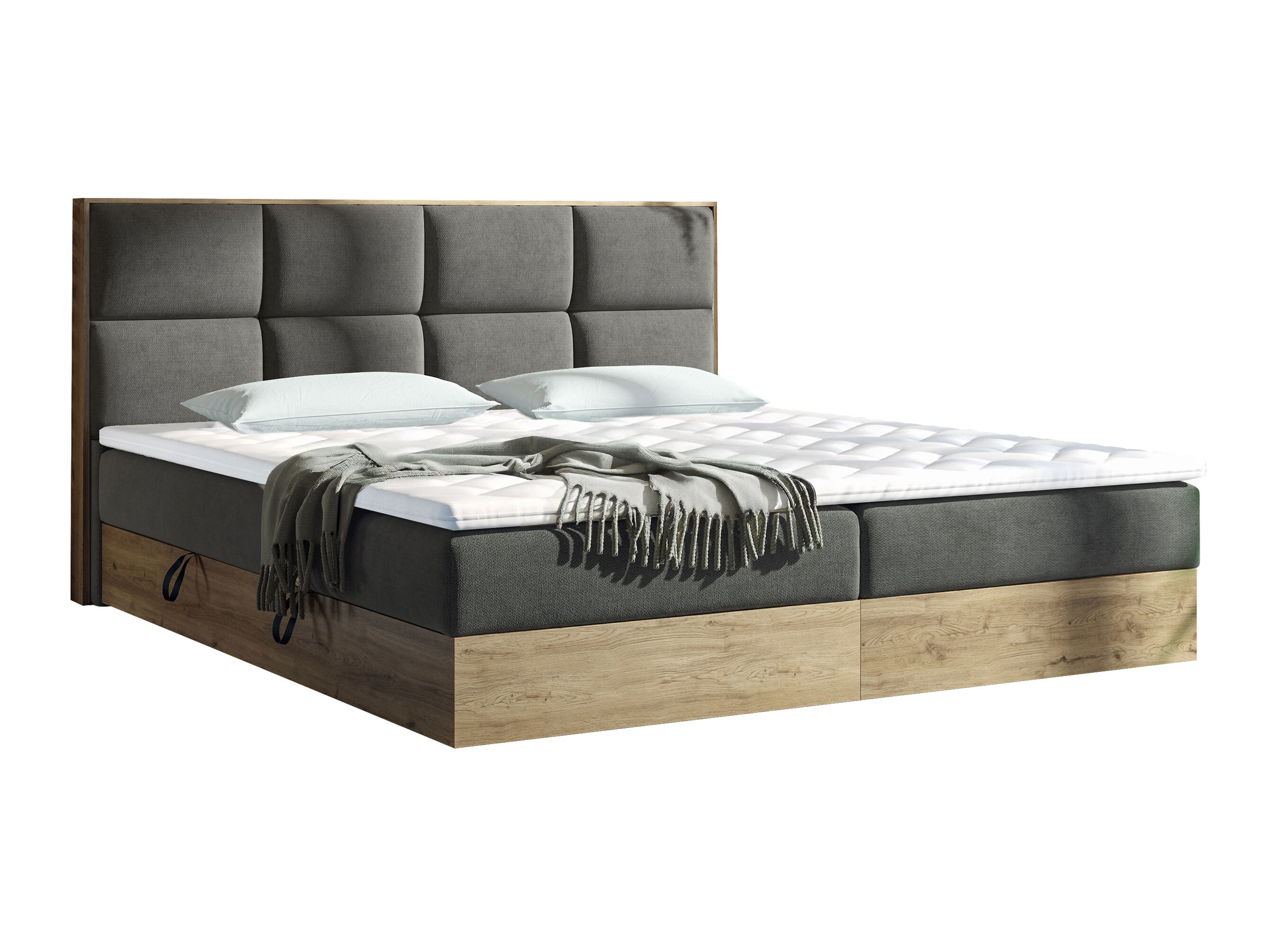 Continental bed ComfiDream Miraena (Golden oak + Soro 97)