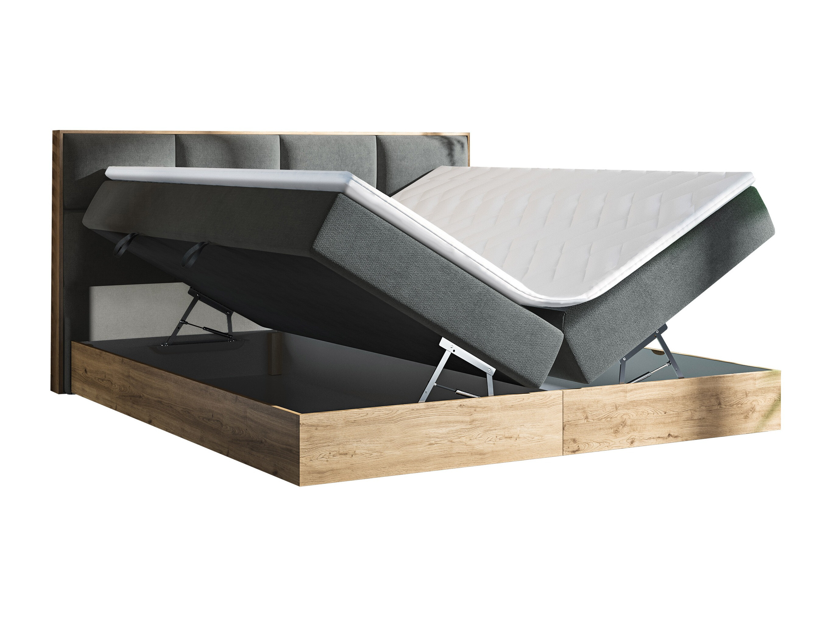 Continental bed ComfiDream Miraena (Golden oak + Soro 97)