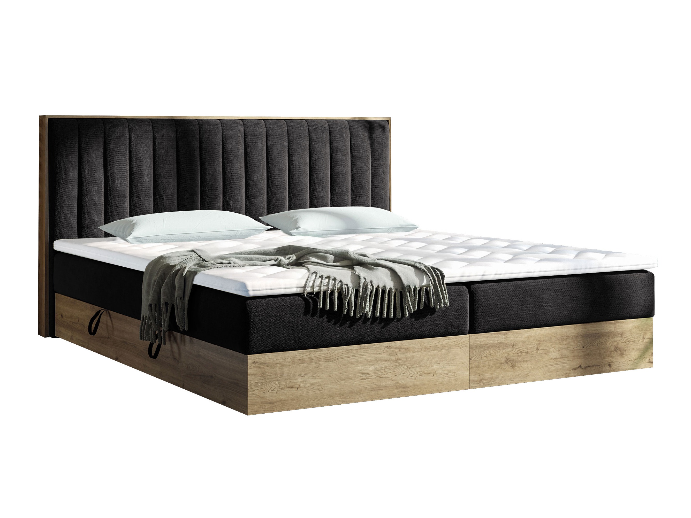 Continental bed ComfiDream Odelra (Golden oak + Soro 100)