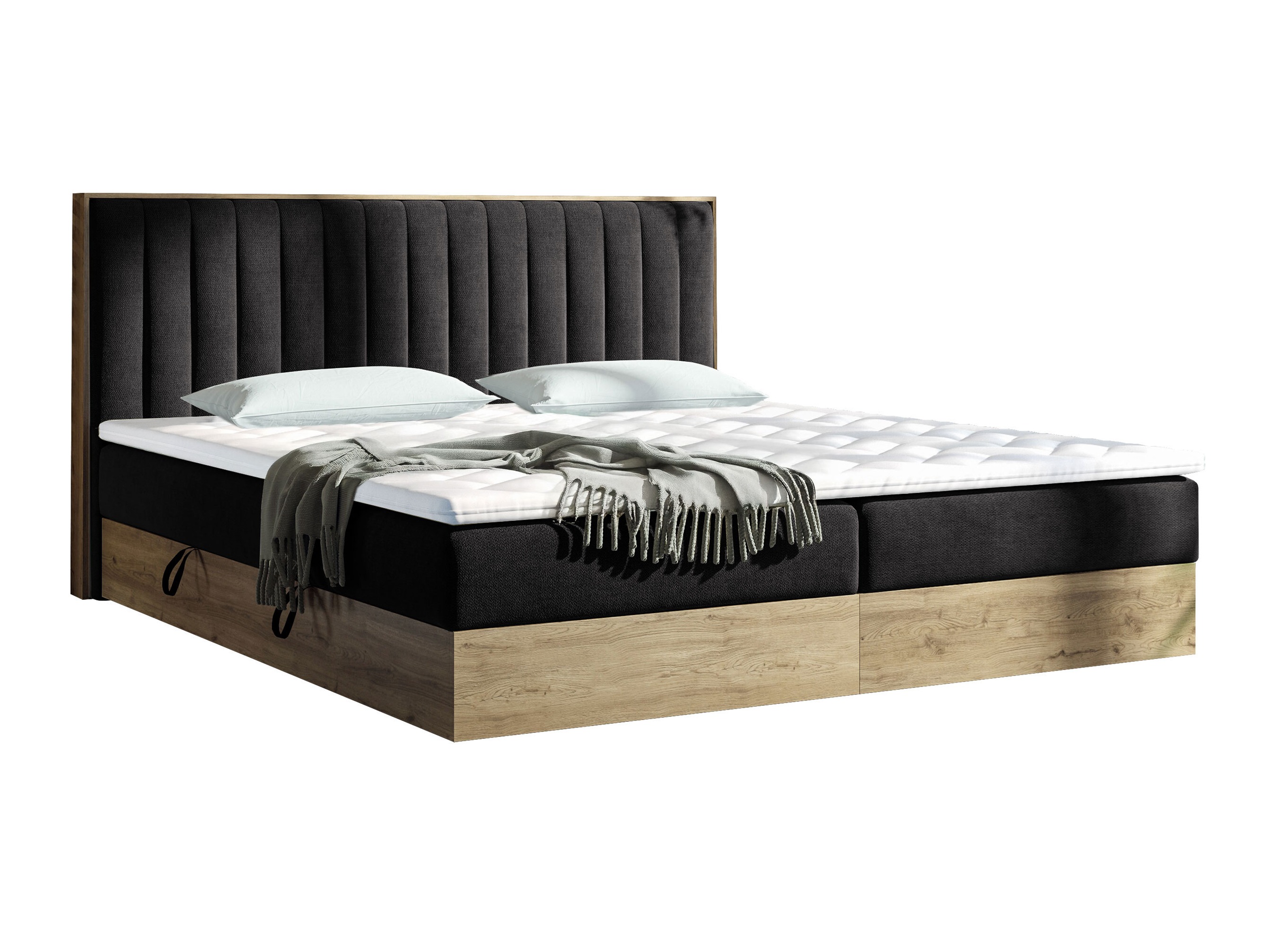 Continental bed ComfiDream Odelra (Golden oak + Soro 100)