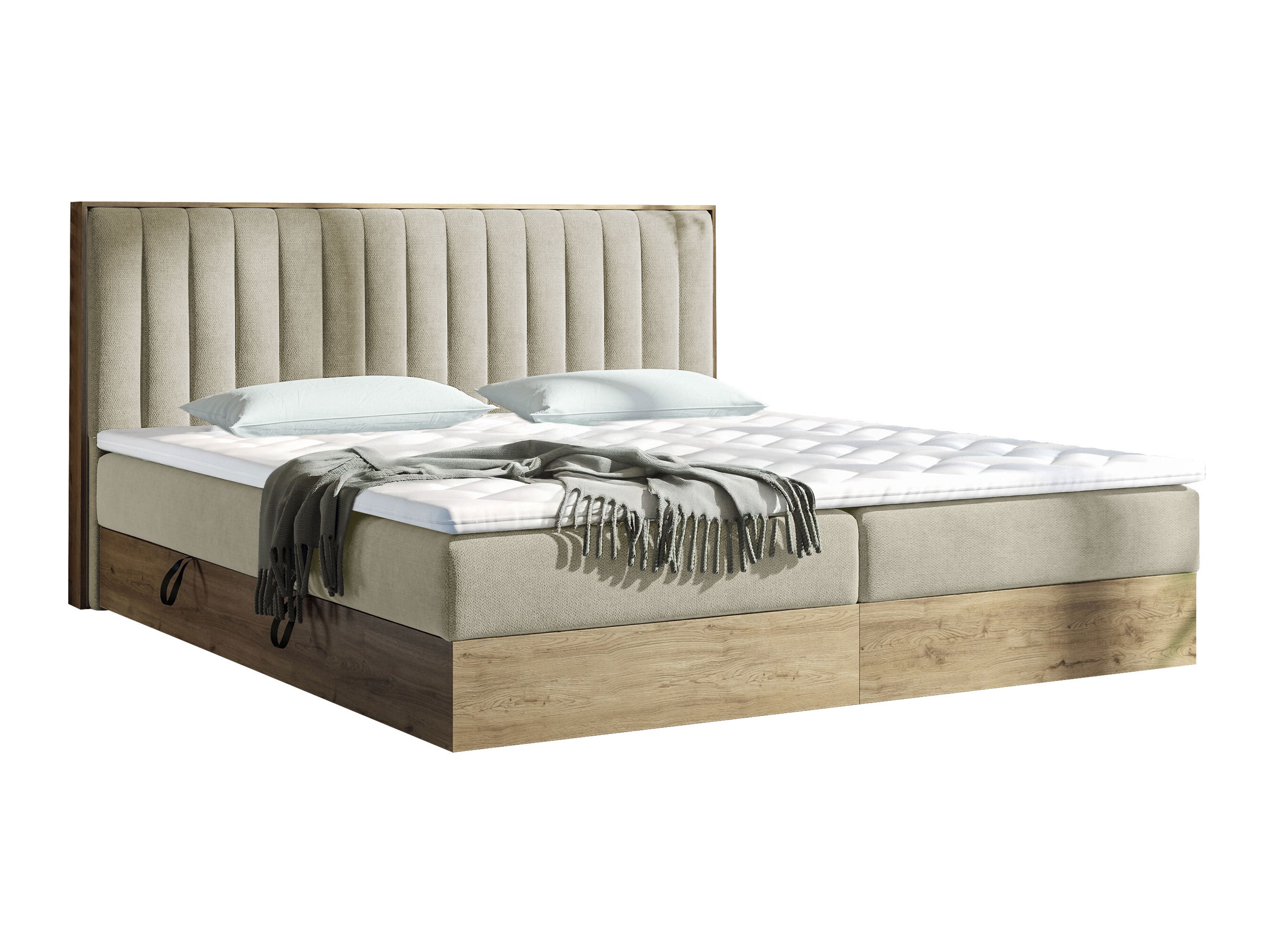 Continental bed ComfiDream Odelra (Golden oak + Soro 21)