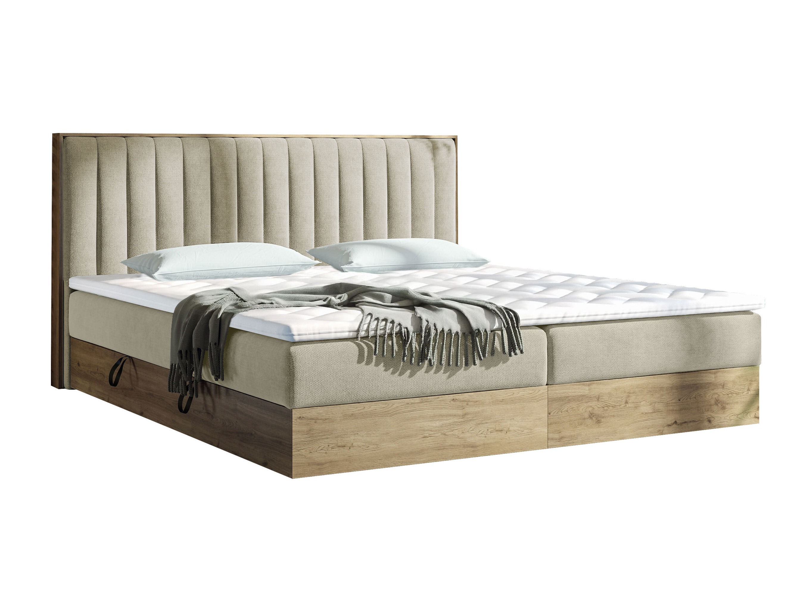 Continental bed ComfiDream Odelra (Golden oak + Soro 21)